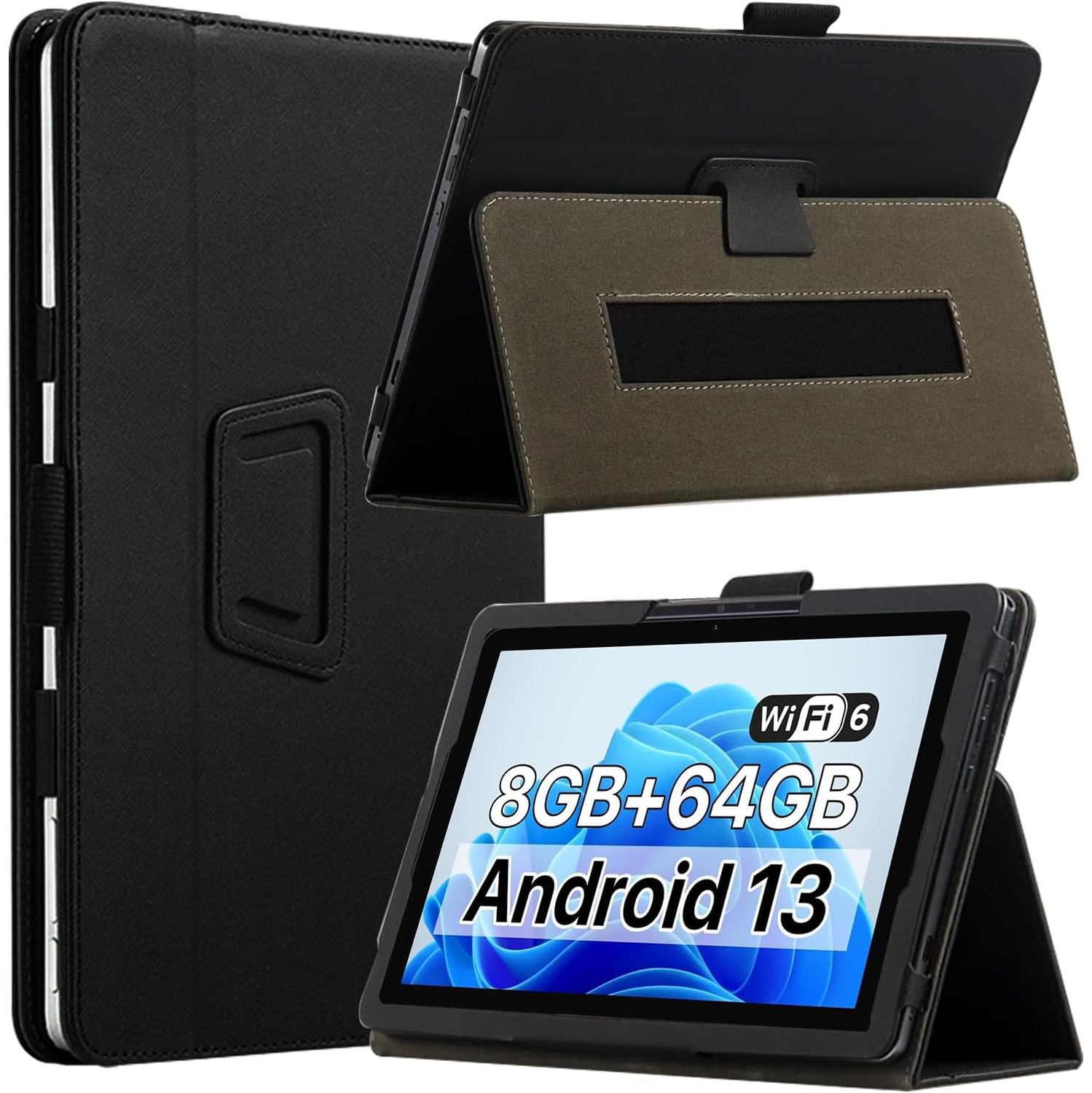 Tablet Case for UMIDIGI G3 Tab/G2 Tab/G1 Tab, Full Coverage Adjustable Folding Stand Protective Cover Auto
