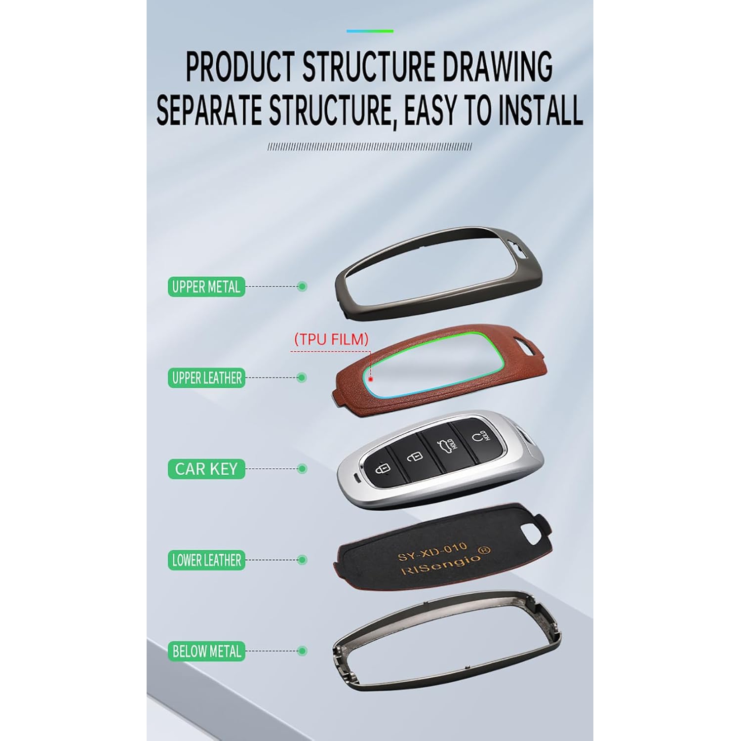 Key Cover fit for Hyundai Key