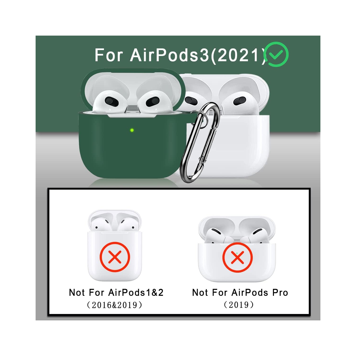 14 in 1 for AirPods 3 Case Accessories Set Kit for AirPods 3 Generation Case Cover Silicone 2021, Protective Case