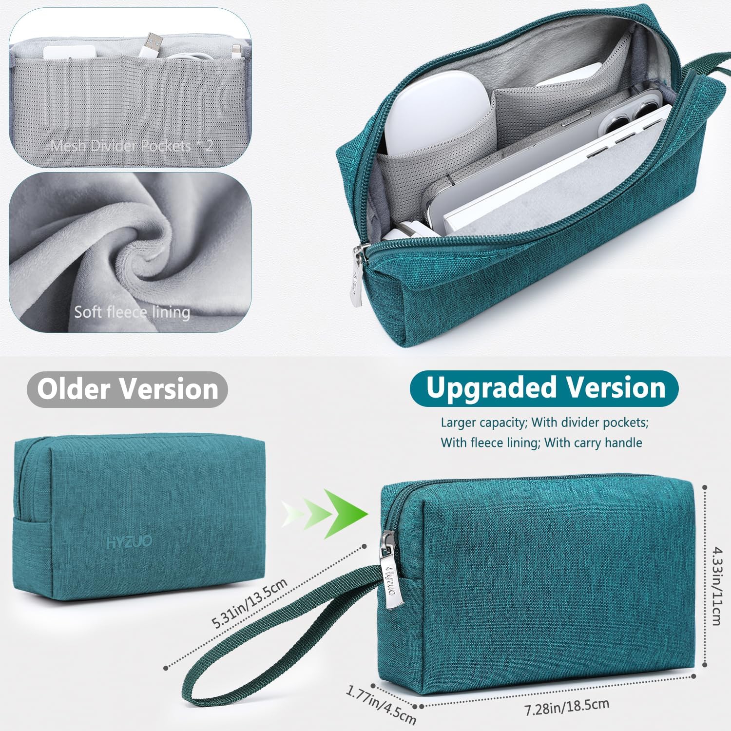 13 Inch Laptop Sleeve Bag Set for MacBook Air M3/M2/M1 2024-2018, MacBook Pro 13 M2/M1 Pro/Max A2686 A2338