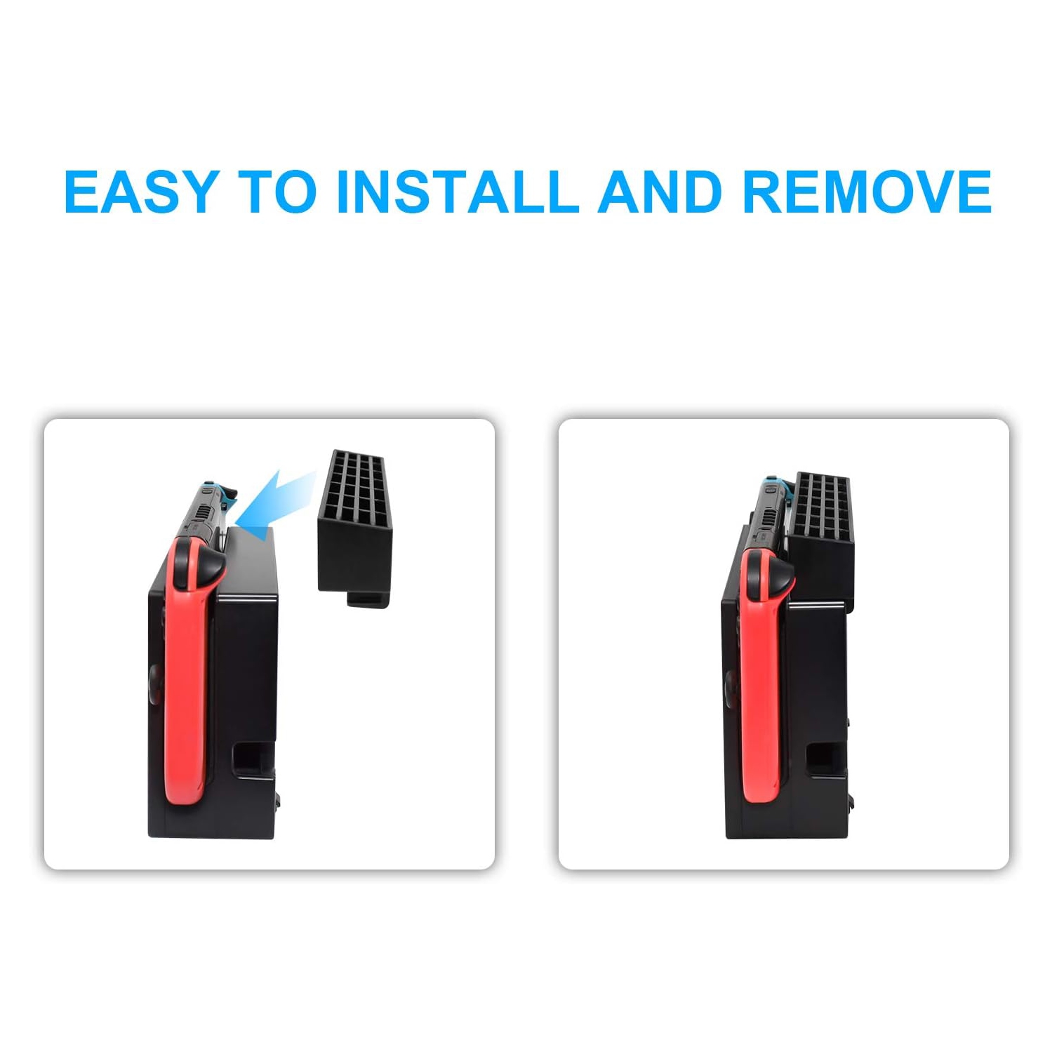 Stockage de jeu pour Switch/Switch O avec 28 fentes de jeu compatible avec la station d'accueil Switch/Switch O.