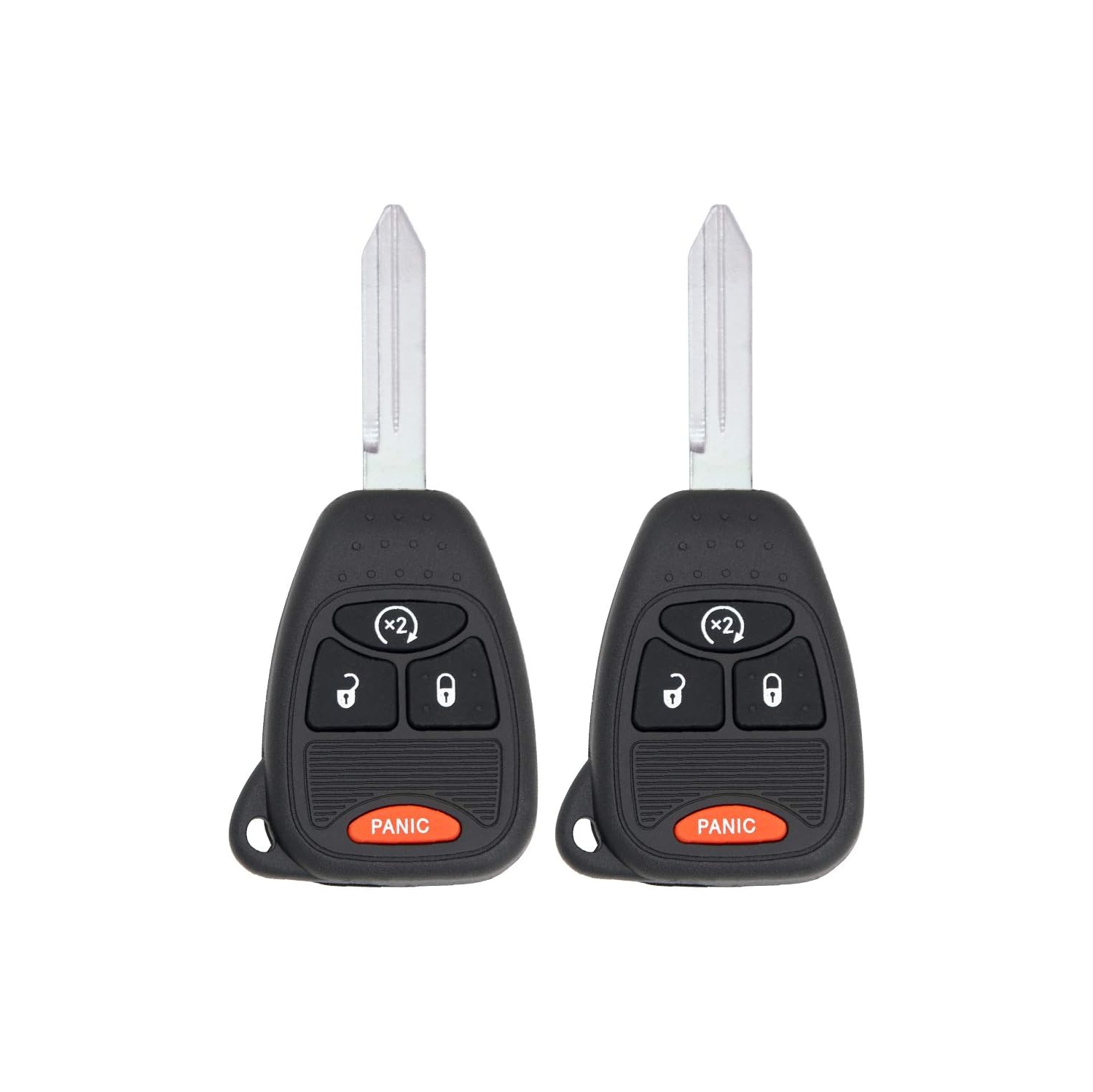 Keyless Entry Remote Car Key Replacement for Vehicles That Use 4 Button OHT692713AA - 2 Pack