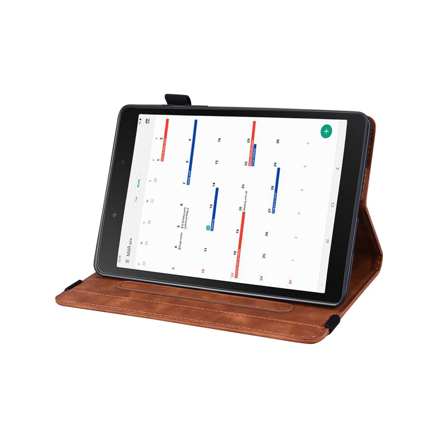 Case for Galaxy Tab A 2016 10.1 inch SM-T580/SM-T585, Premium PU Leather Flip Folio Tablet Protective Shell