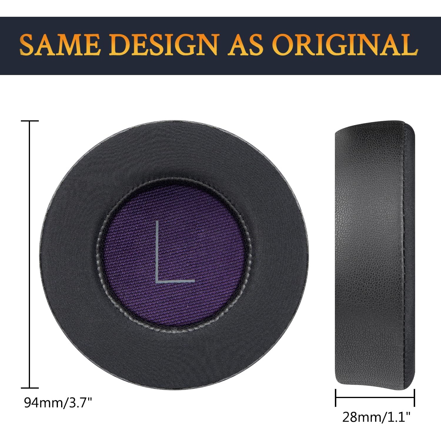 Replacement Ear Pads Cushions for ronics BackBeat Pro Noise Canceling Headphones, Ear Pads