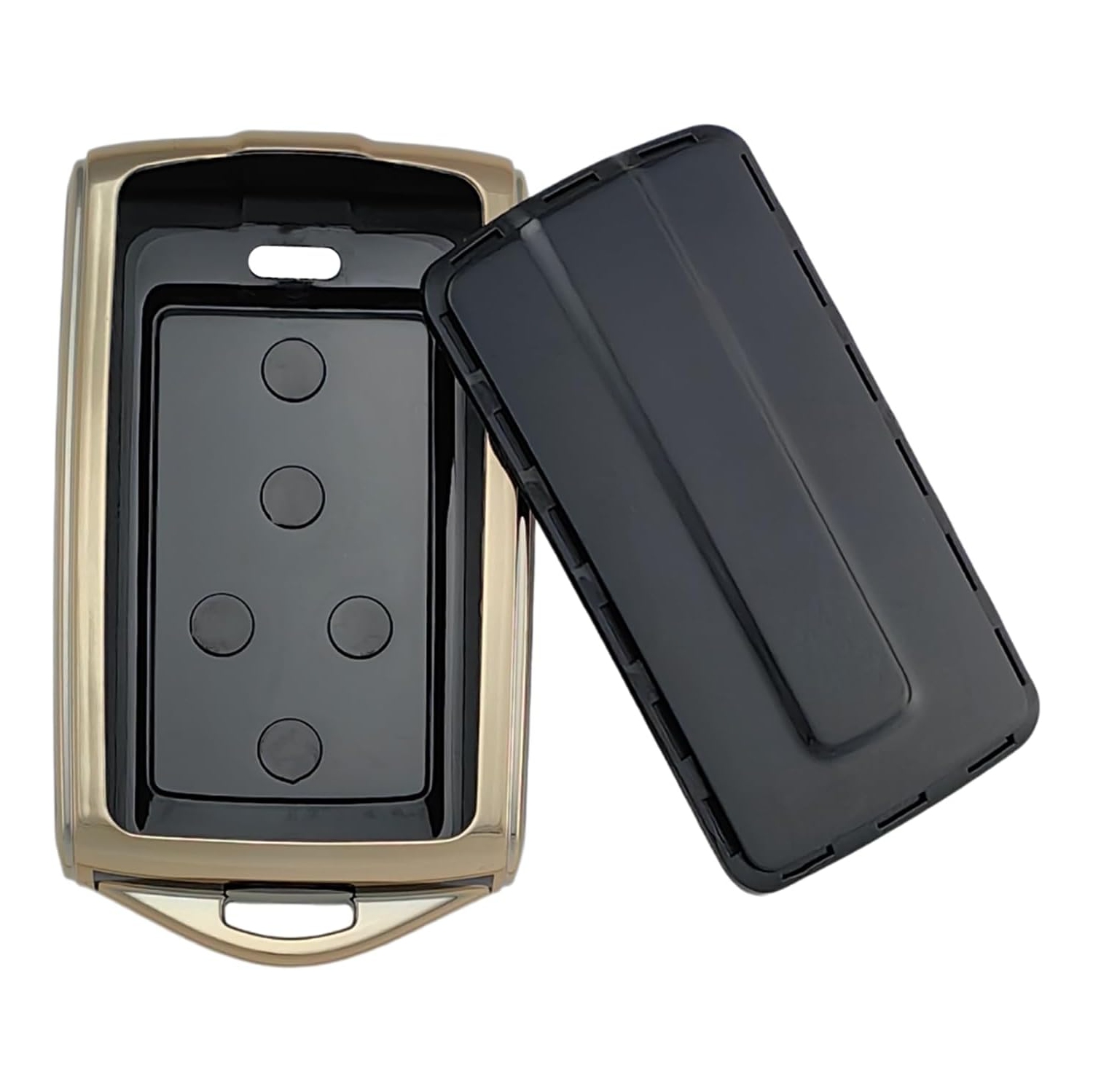 TPU Key Fob Cover Compatible with 2021-2024 Jeep Grand Cherokee L Grand Wagoneer L Wagoneer Grand Cherokee