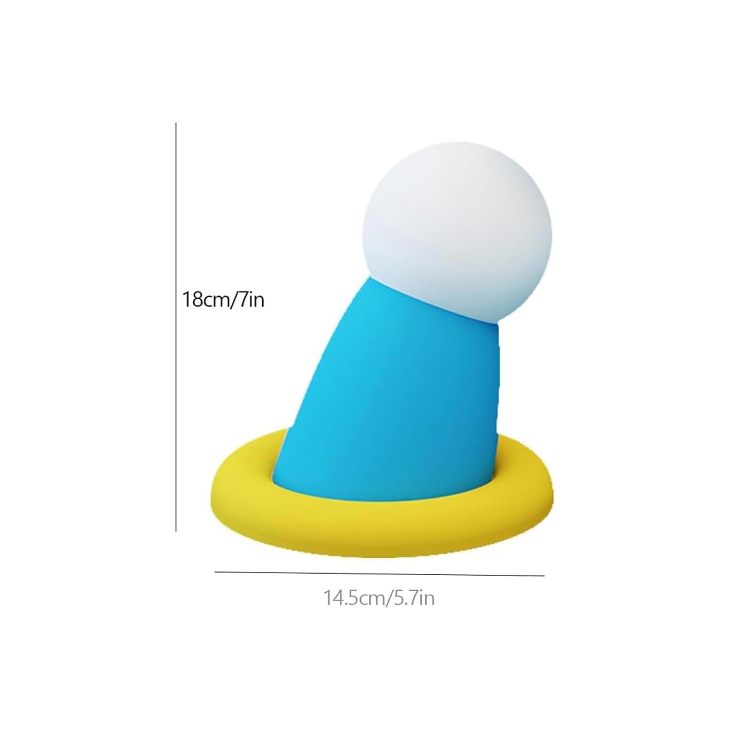 1-pcs Round Hand Clapping Lamp, Silicone Novelty Hand Lamp, Silicone Novelty Magnetic Night Lamp, 3 Level Adjustable, 30-Minute Adjustable Timing Fun