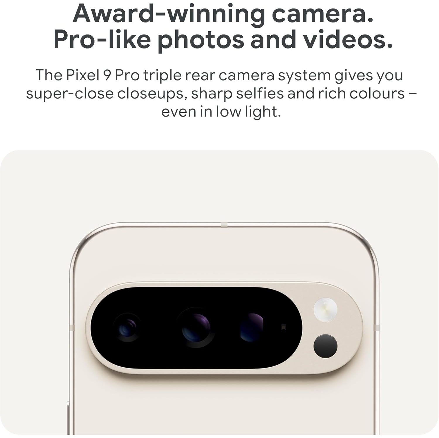 Pixel 9 Pro 128&nbsp;Go de Google - Porcelaine - Déverrouillé