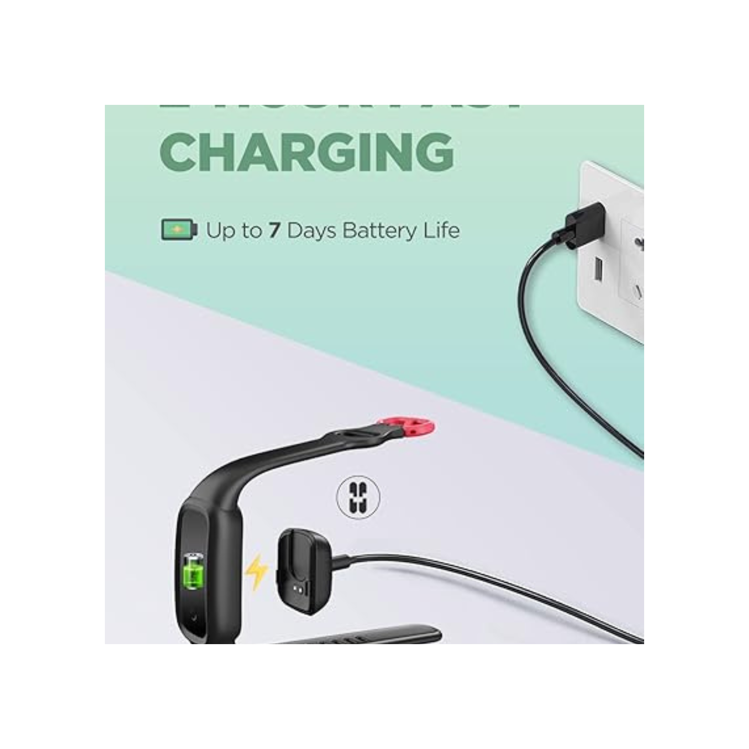 Vigor 2 Fitness Tracker Watch for Kids Girls Boys Ages 5-12, Activity Tracker, Pedometer, Heart Rate Sleep Monitor, IP68 Waterproof Calorie Step