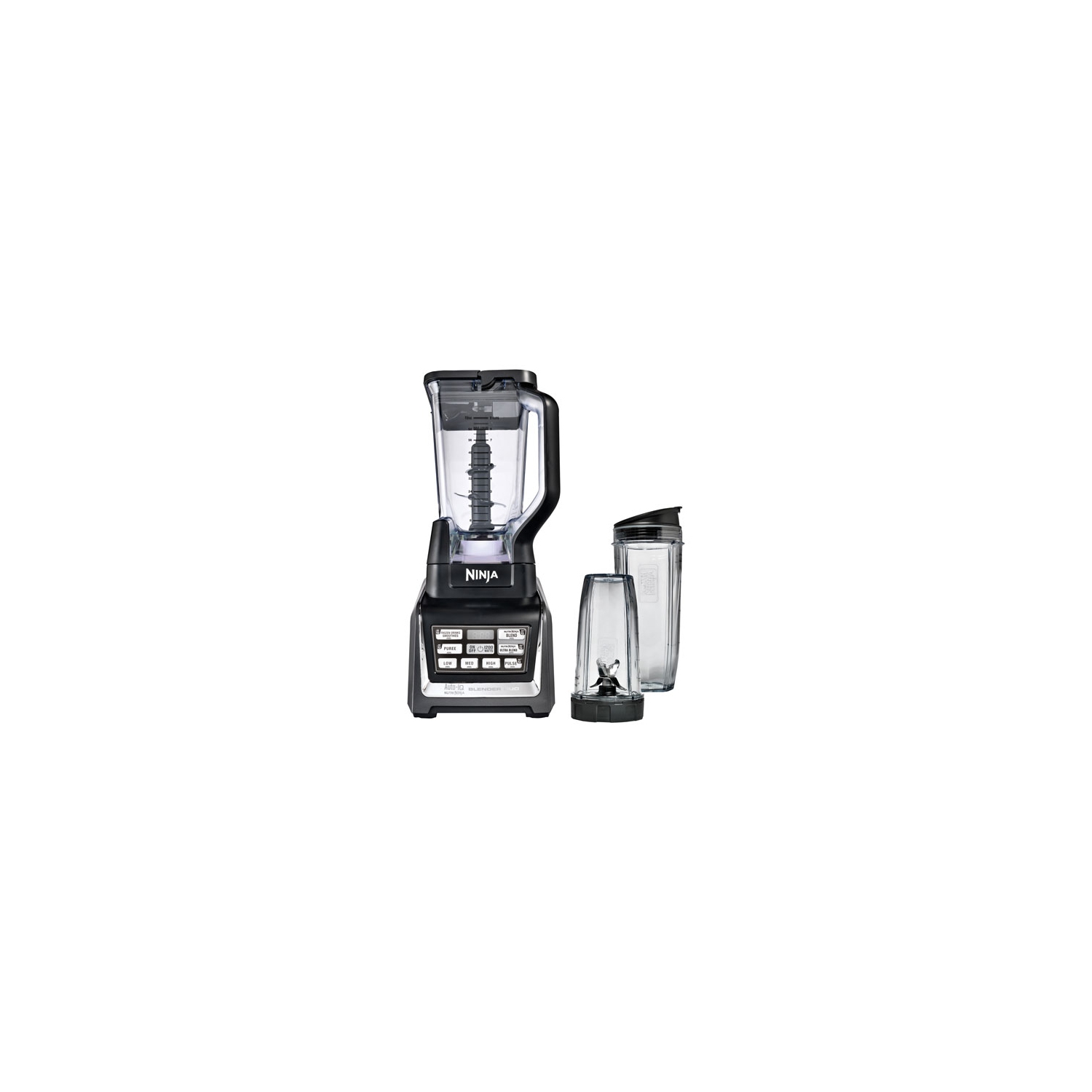 Mélangeur sur socle Nutri Ninja Duo Auto-iQ 1300&nbsp;W de Ninja avec tasses Nutri Ninja BL641C - Remis à neuf