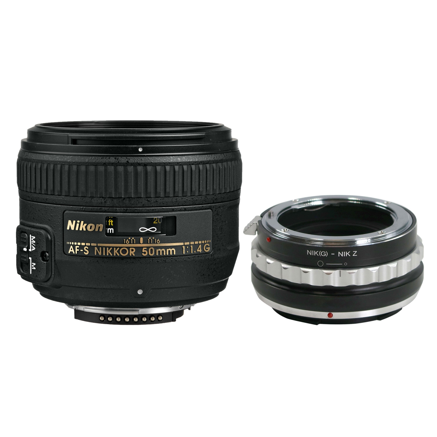 Nikon AF-S 50mm f/1.4G Lens works with Nikon Zfc Z30 Z7 II Z50 Z5 Z6 Cameras