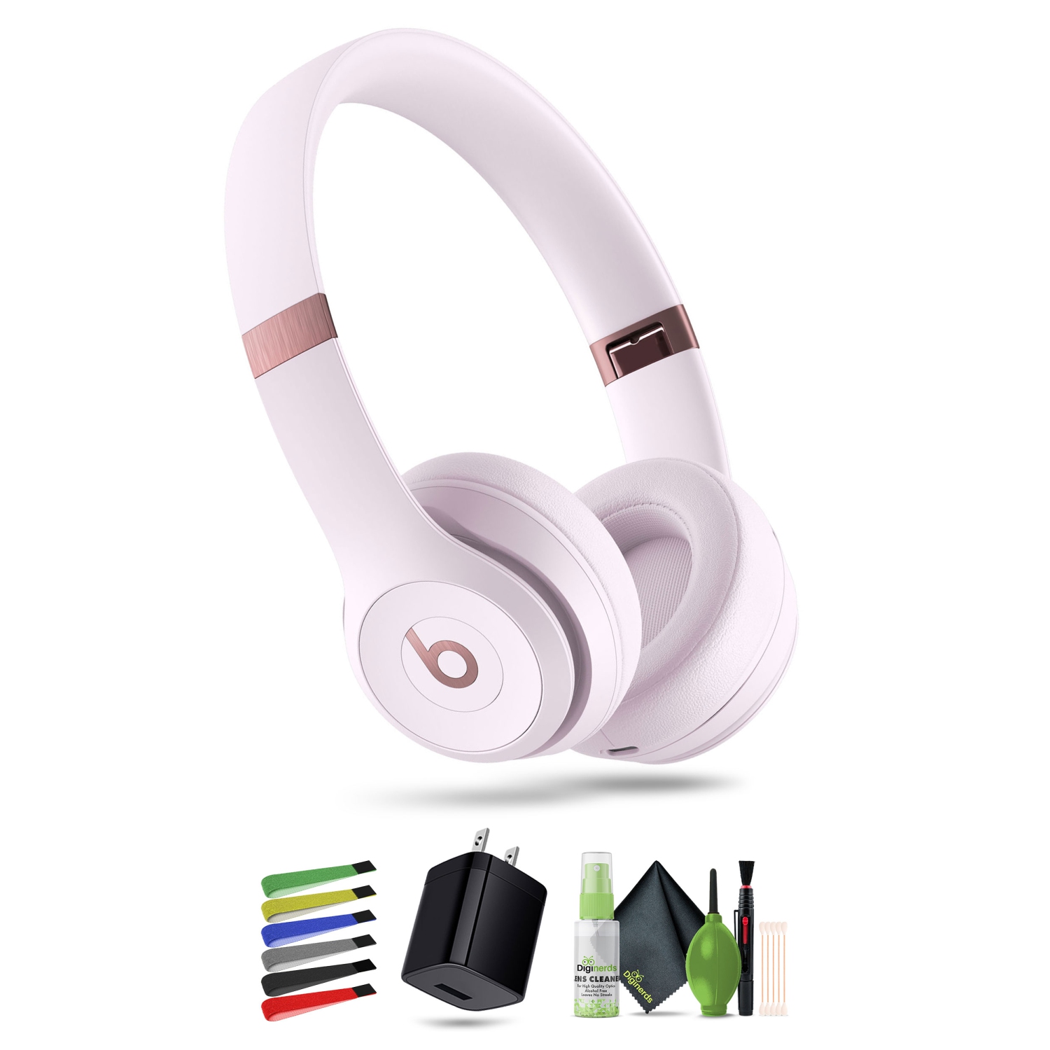 Beats Solo 4 Wireless On-Ear Headphones Bundle With Accessories