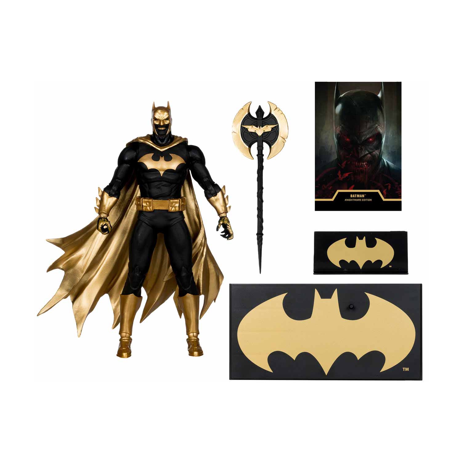 DC Multiverse DC vs Vampires 7 Inch Action Figure Exclusive - Batman Knightmare Edition Gold Label