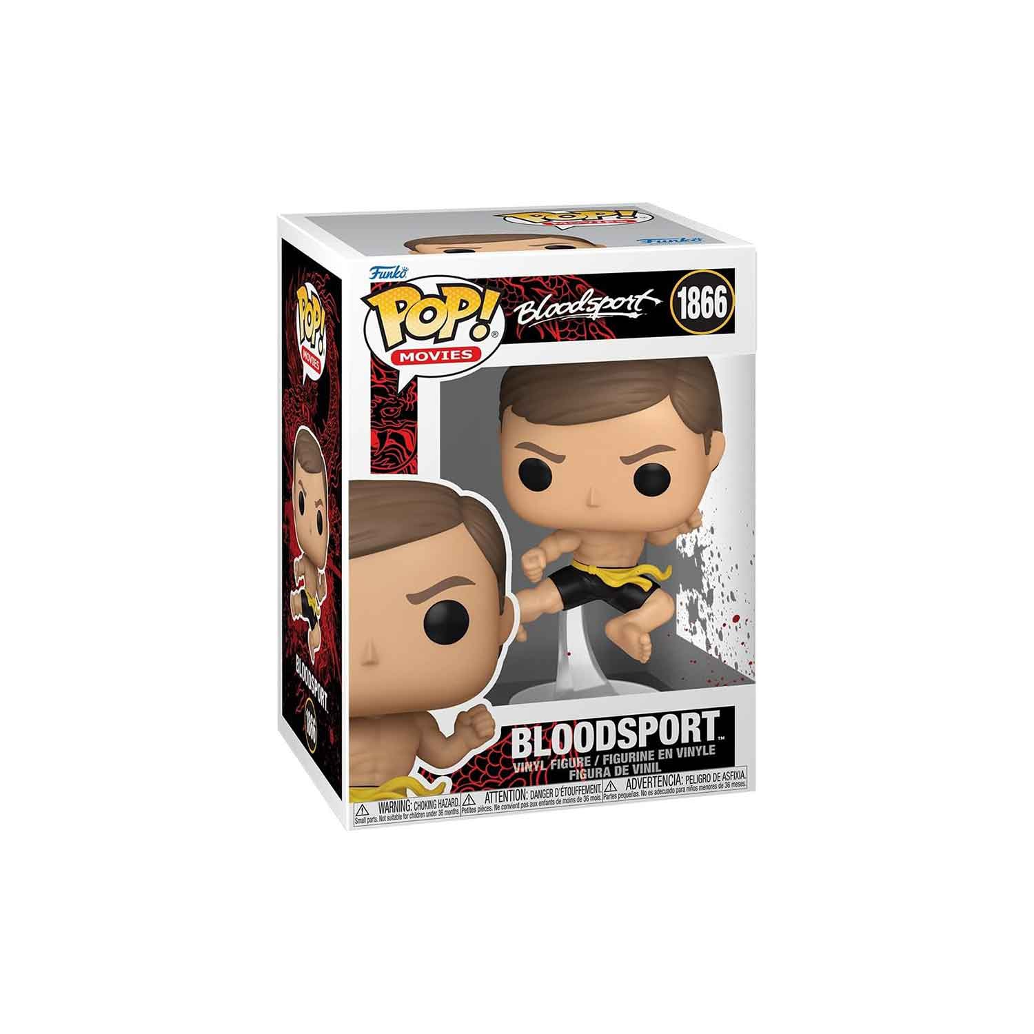Figurine d'action de 3,75&nbsp;po de Bloodsport Pop Movies - Frank Dux, no 1866
