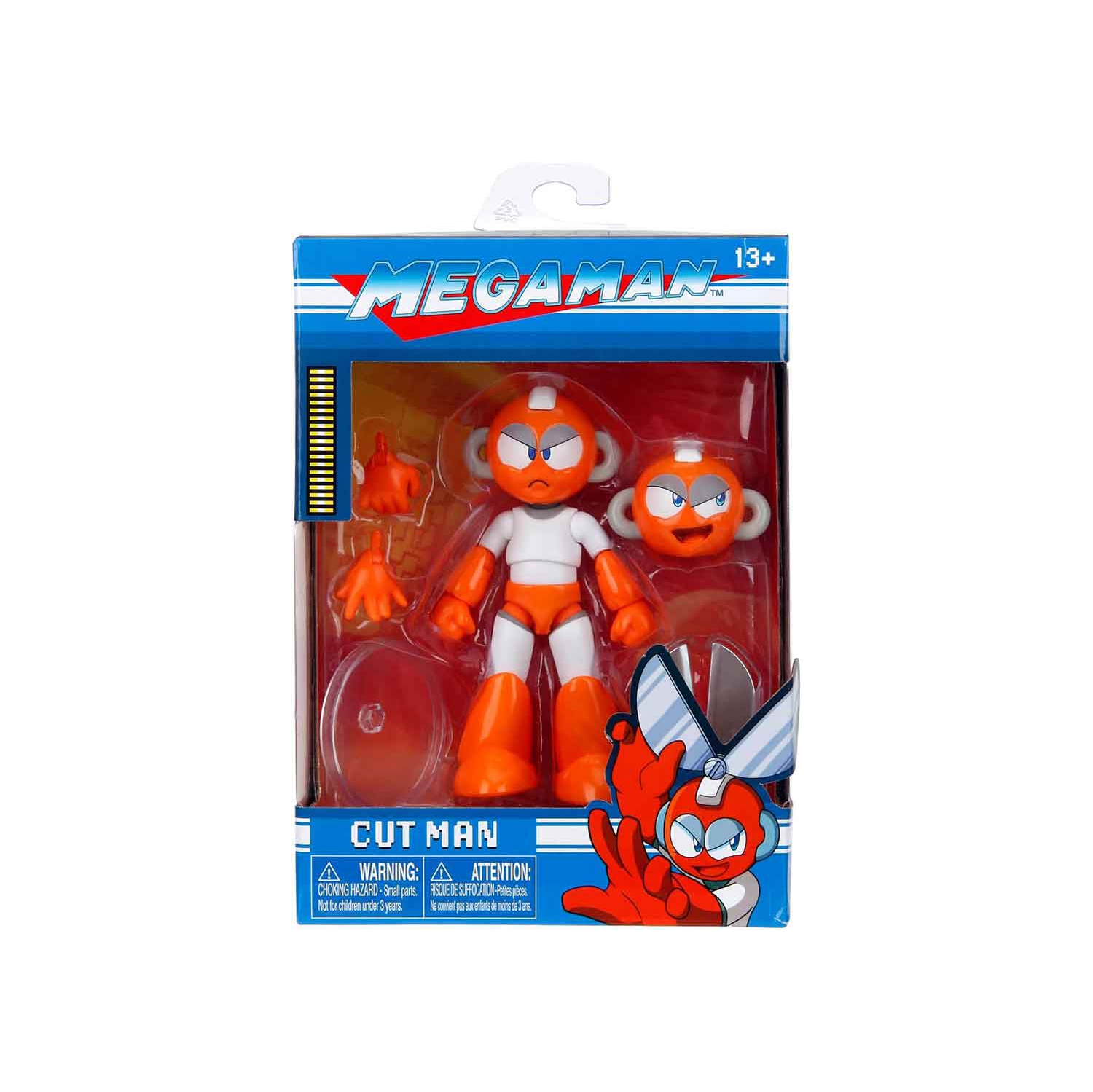 Megaman 4 Inch Action Figure 1/12 Scale Wave 2 - Cut Man