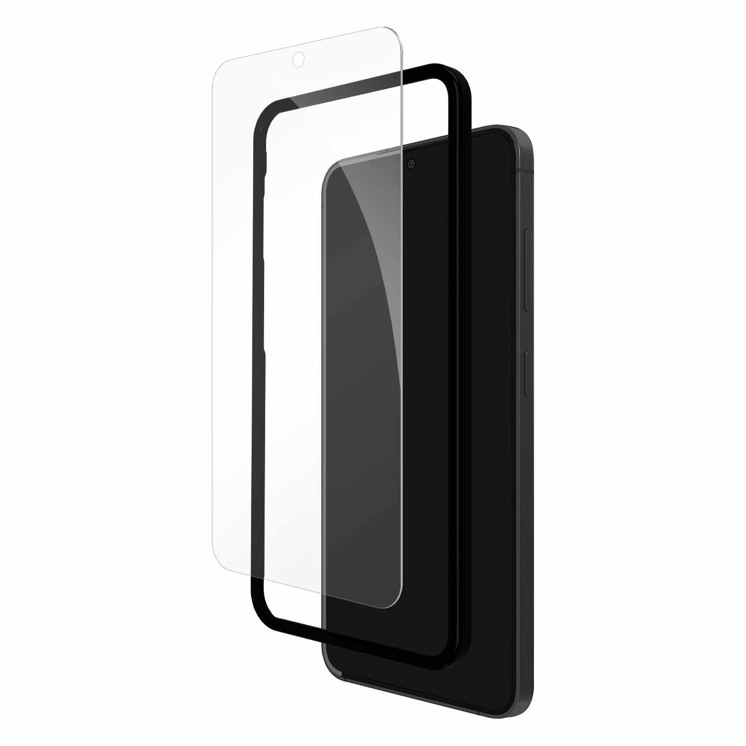 Protecteur d'écran en verre trempé de Blu Element avec trousse d'installation | Conçu pour le Galaxy S24 FE