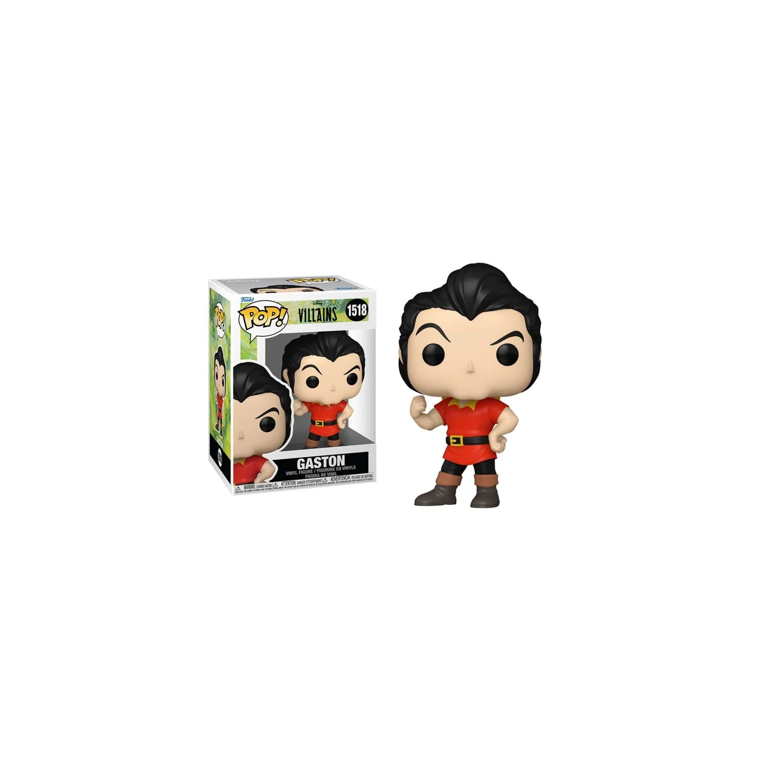 Figurine Pop! De Funko Figurine en vinyle de méchants de Disney Gaston no 1518