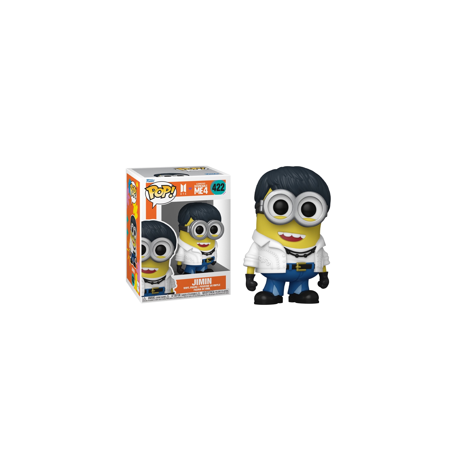 Figurine Pop! De Funko Rocks Despicable Me 4 x BTS Figurine Jimin no 422 Park Ji-min