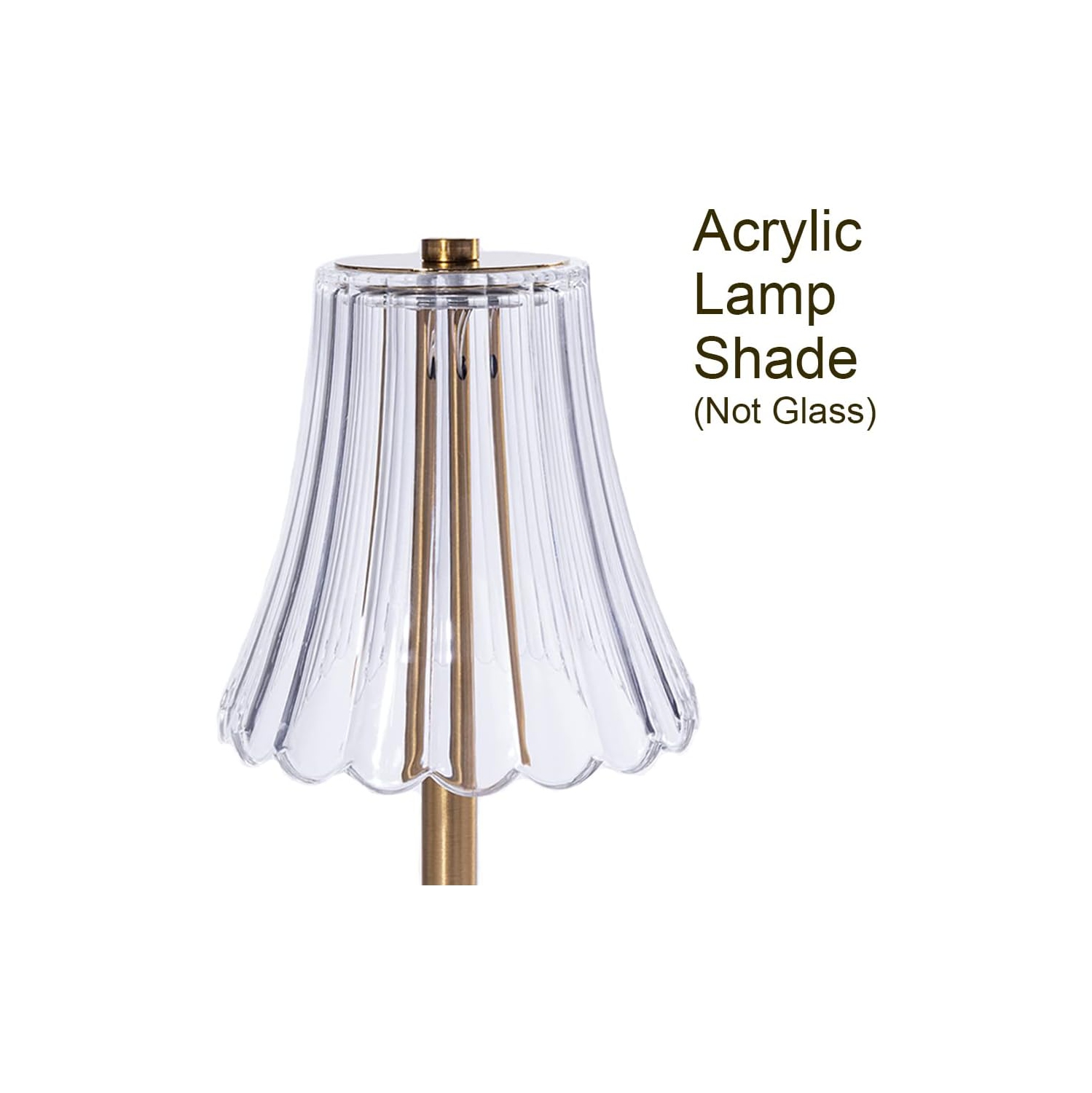 Lampe de table sans fil à pile cristal, veilleuse pour salon, chambre à coucher, chambre à coucher, chambre des enfants, extérieur, restaurant, table