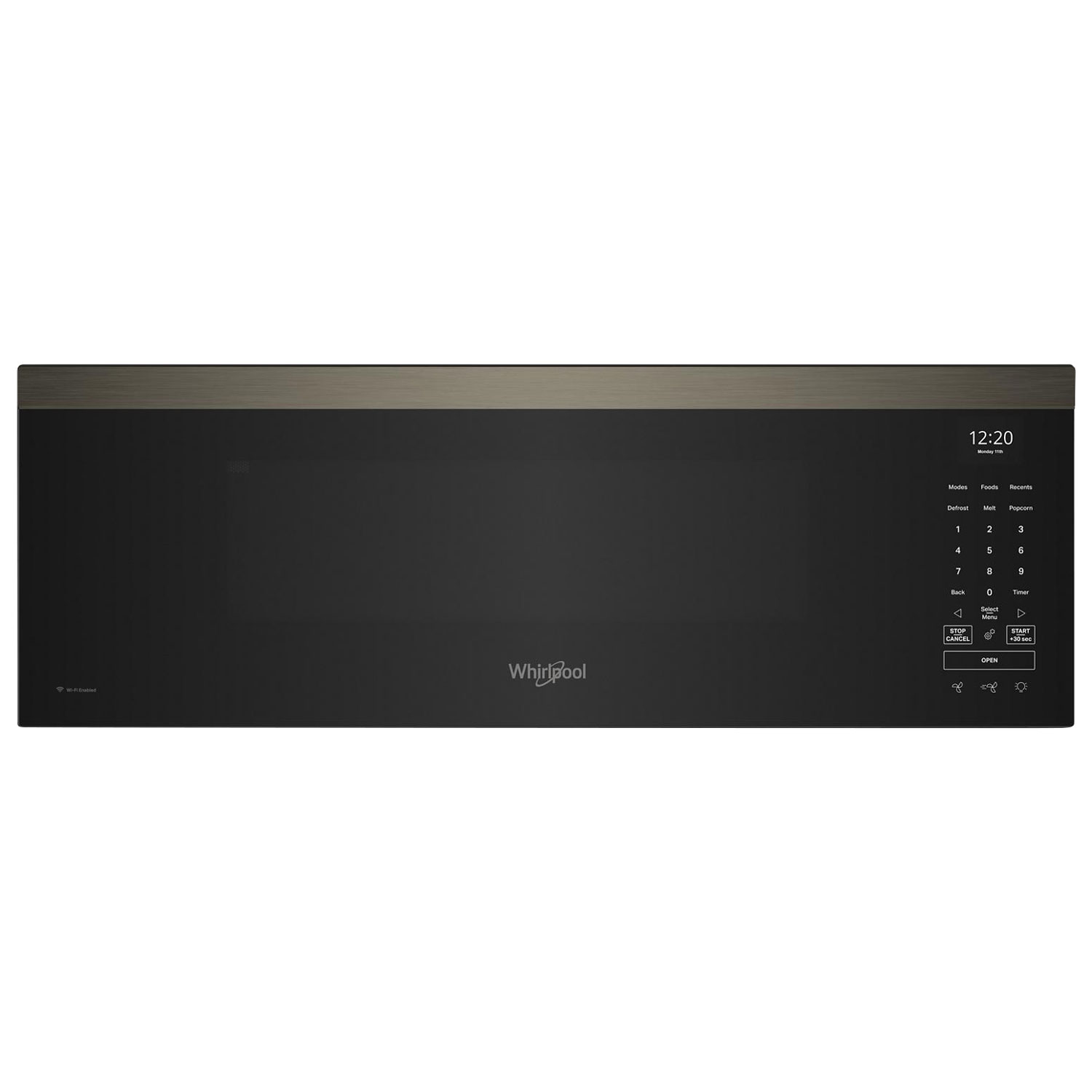 Whirlpool Over-The-Range Microwave - 1.1 Cu. Ft. - Black Stainless Finish