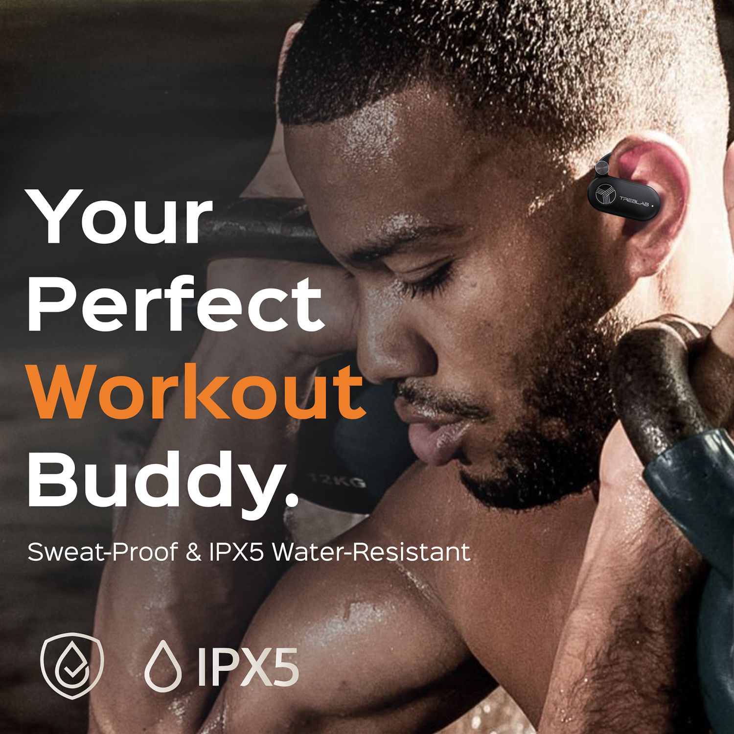 TREBLAB X-Open - True Open Ear Wireless Earbuds, Lightweight Comfort, Behind-Ear Fit, Immersive Sound, Dual Mic for Calls, 40H Playtime, Bluetooth