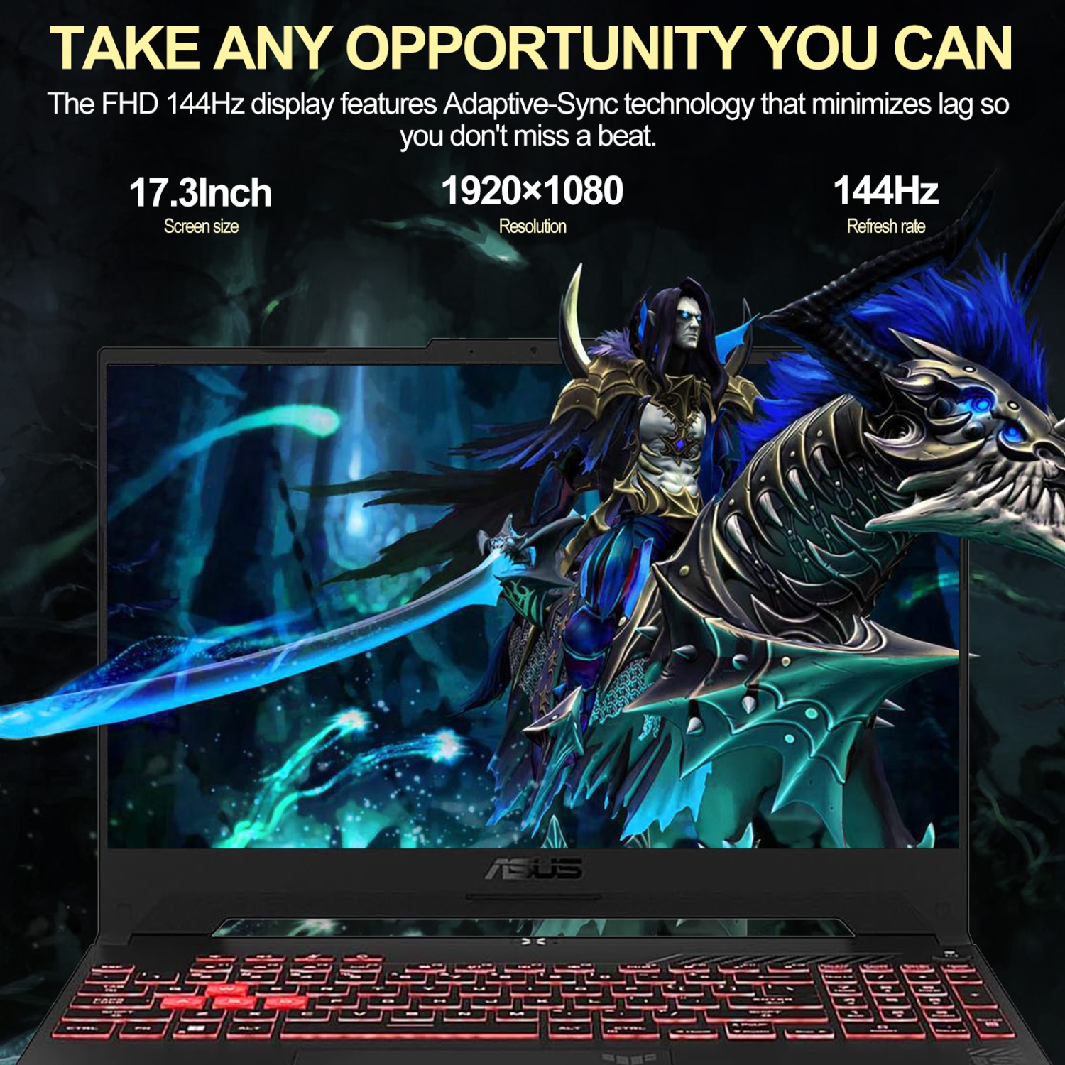 ASUS TUF A17 Gaming Laptop, 17.3” FHD 144Hz Display, Nividia GeForce RTX 4060, AMD Ryzen 7 7735HS, 32GB DDR5, 1TB PCIe 4.0 SSD, Wi-Fi 6, Windows 11