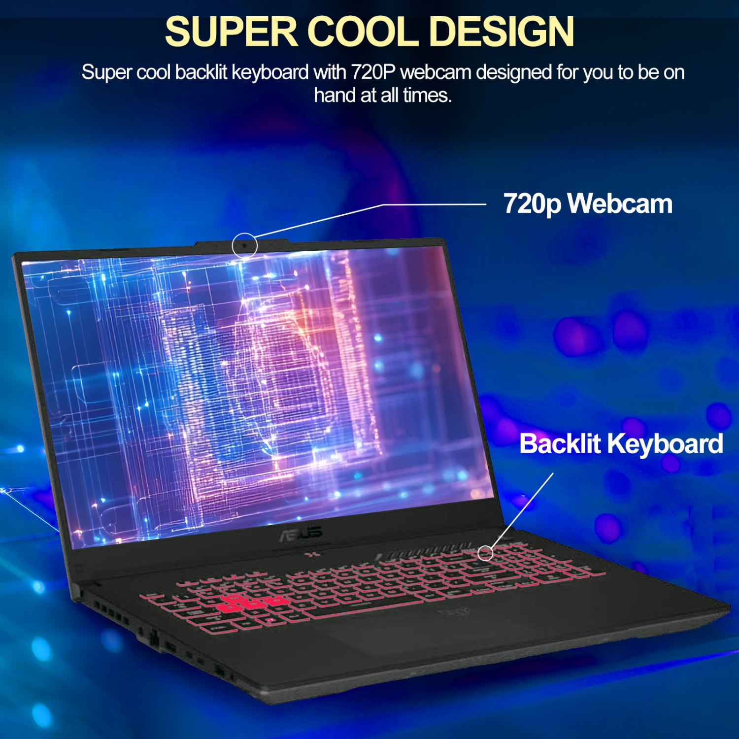 ASUS TUF A17 Gaming Laptop, 17.3” FHD 144Hz Display, Nividia GeForce RTX 4060, AMD Ryzen 7 7735HS, 32GB DDR5, 512GB PCIe 4.0 SSD, Wi-Fi 6, Windows 11