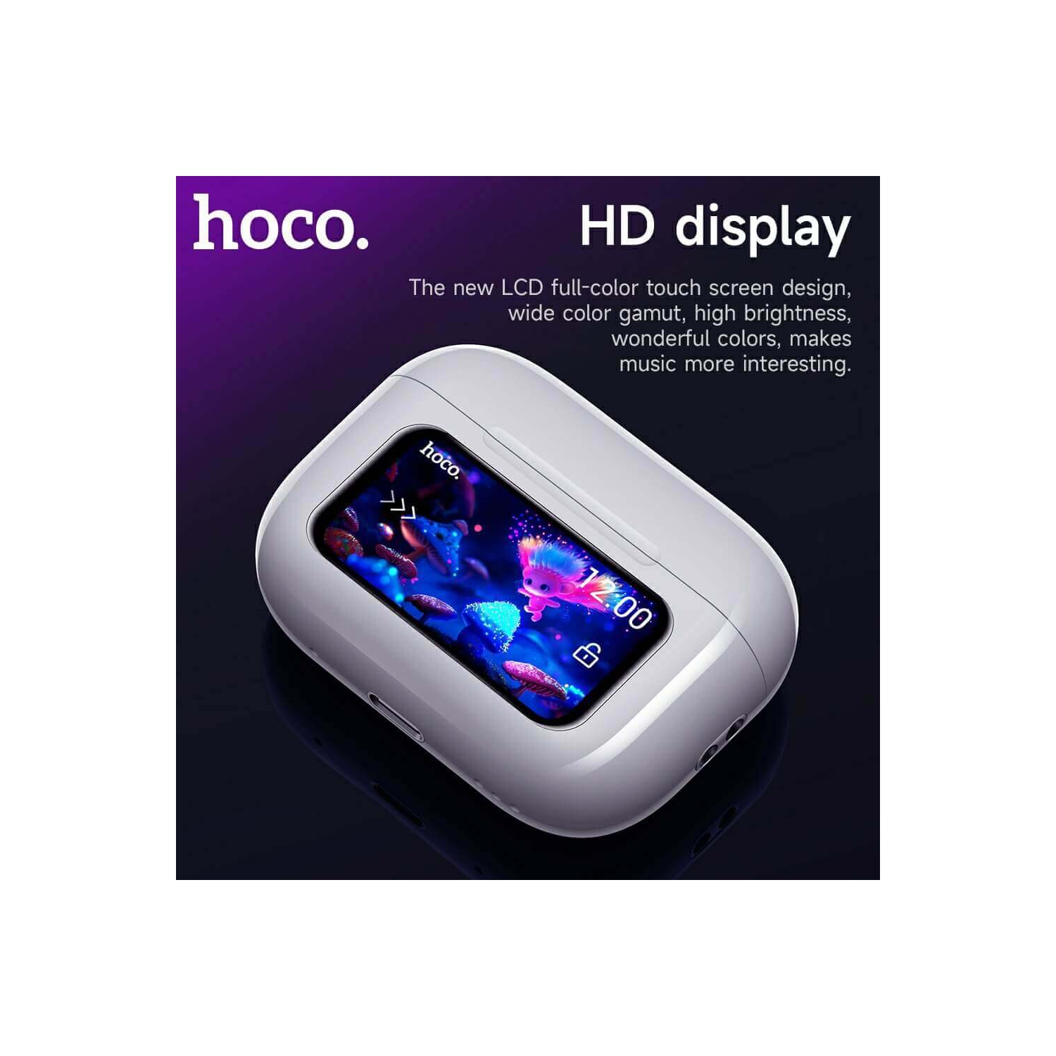 Touchscreen TWS Headset | Active Noise Cancellation | Earbuds - Future Gadgets