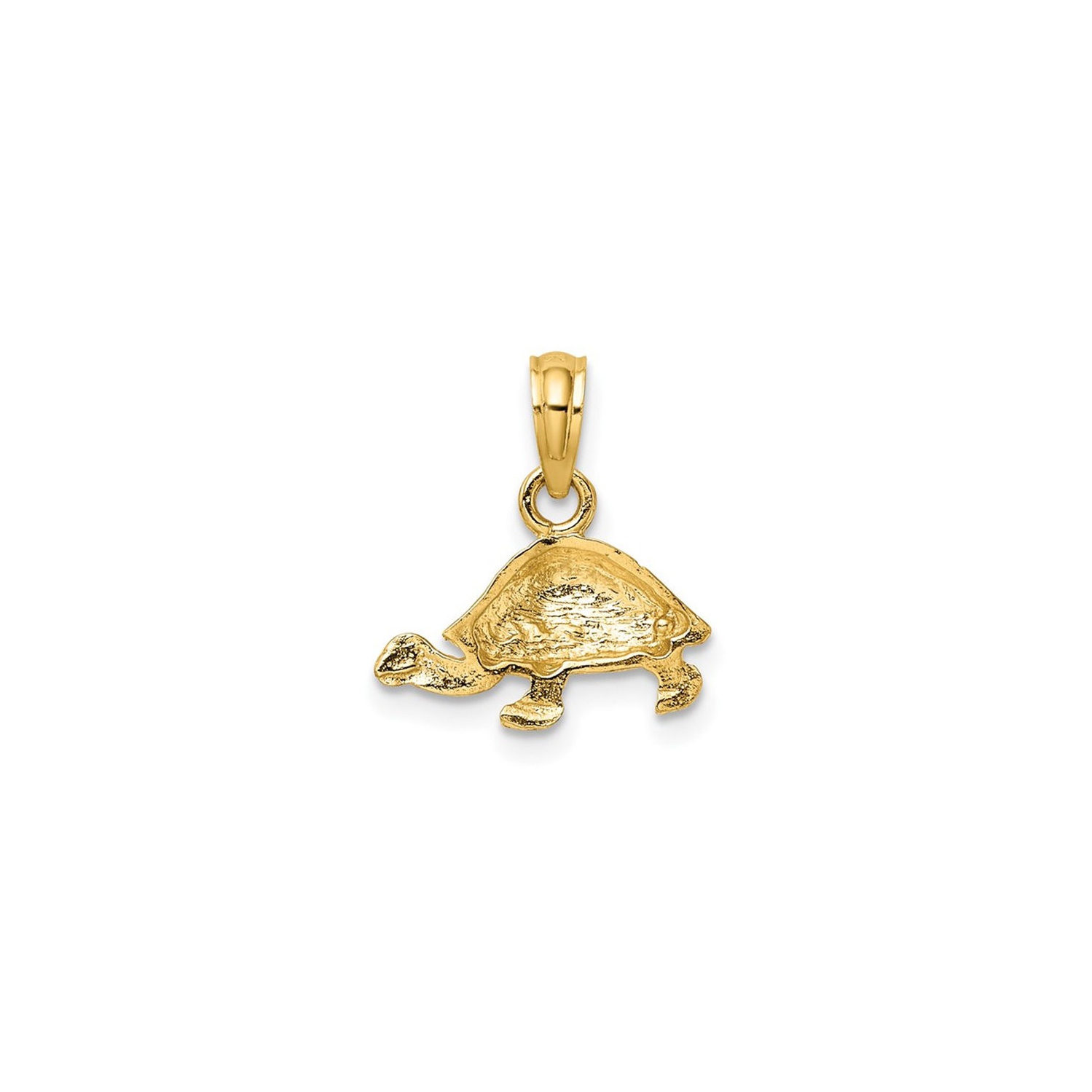 Pendentif en forme de tortue en or jaune 10 K
