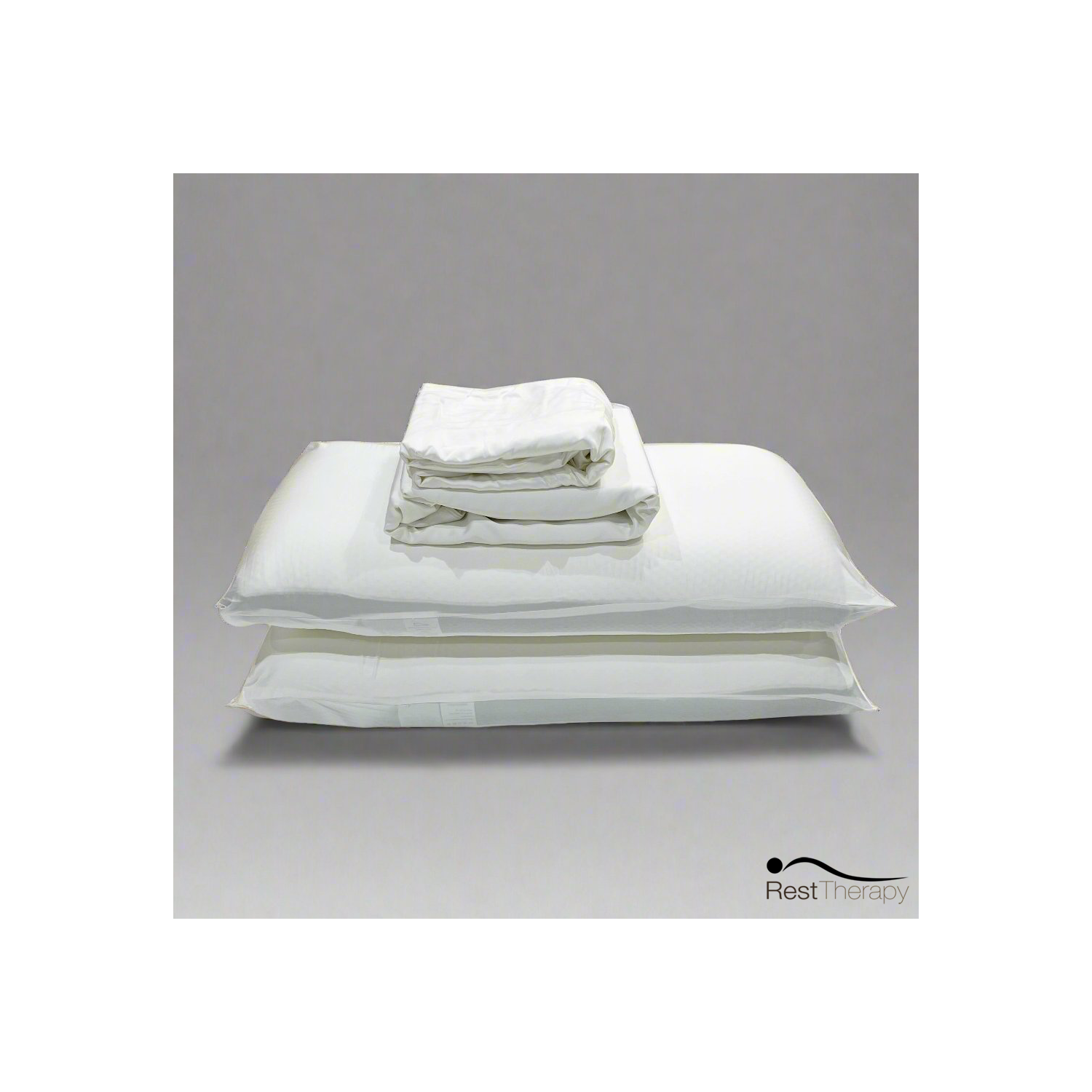 Ensemble literie blanche en bambou et taie d'oreiller Breeze de Repose Therapy