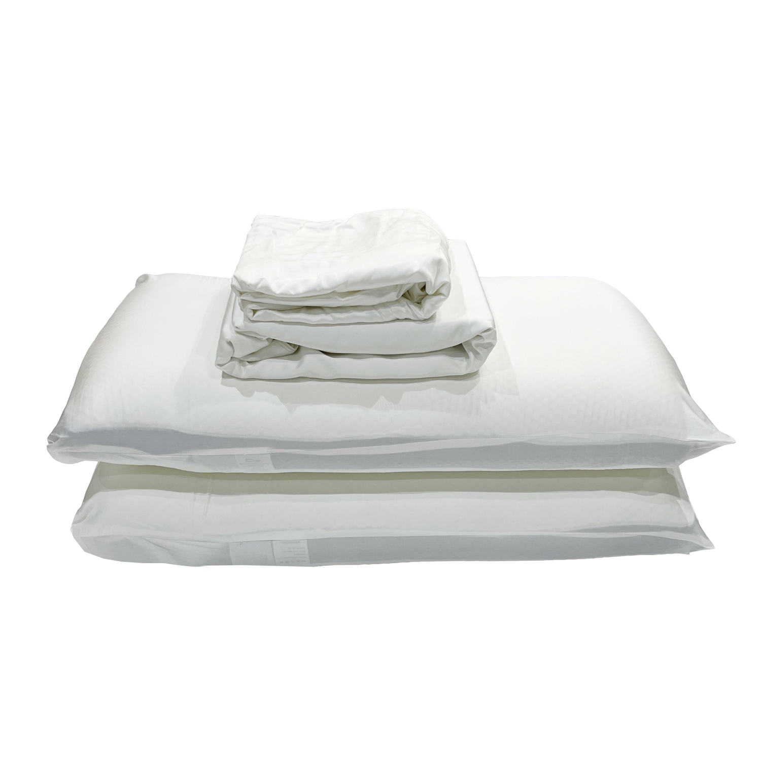 Ensemble literie en bambou et taie d'oreiller Breeze de Repose Therapy, blanc