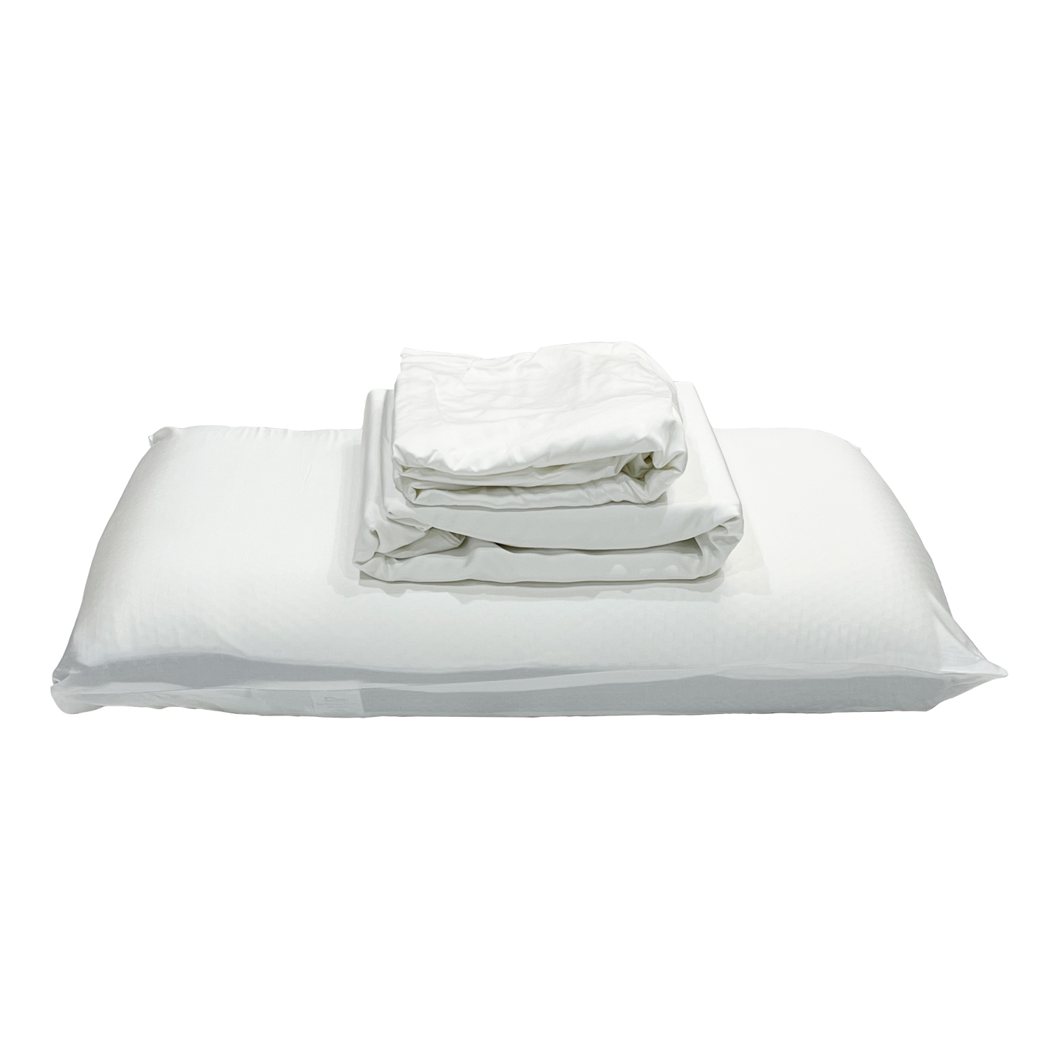 Ensemble literie en bambou et taie d'oreiller Breeze de Repose Therapy, blanc
