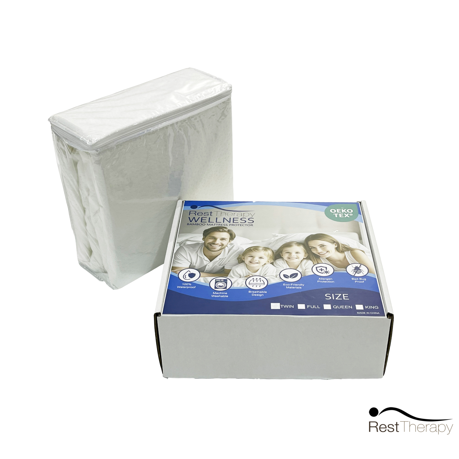 Protège-matelas en bambou Wellness de Rerest Therapy