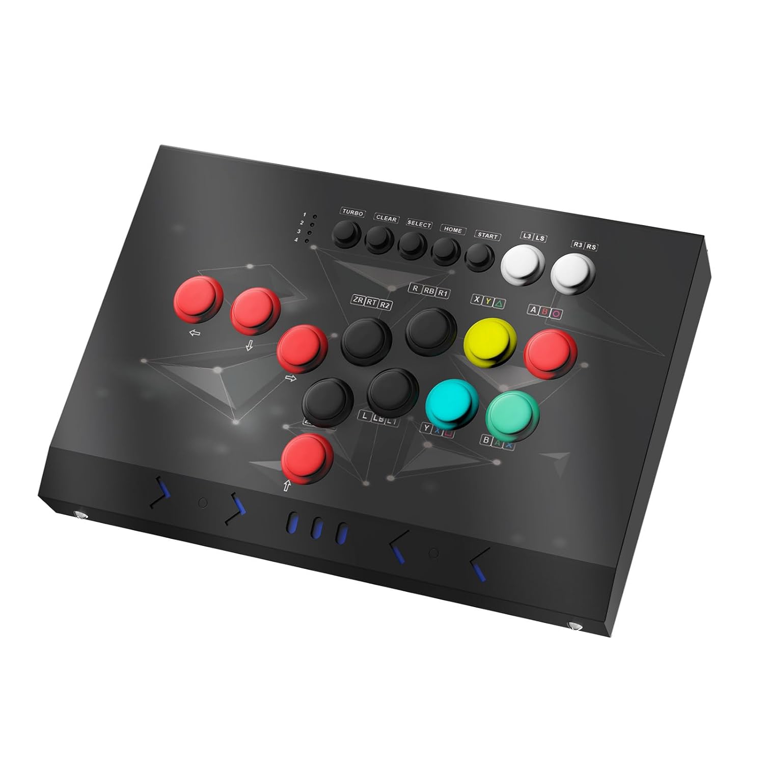 DOYO Arcade Stick Joystick for home, Arcade fighting Joystick-Durable iron Arcade Fightstick Compatible with PC/ PS3 / Switch/NEOGEO Mini/Android/Raspberry Pi (Black)