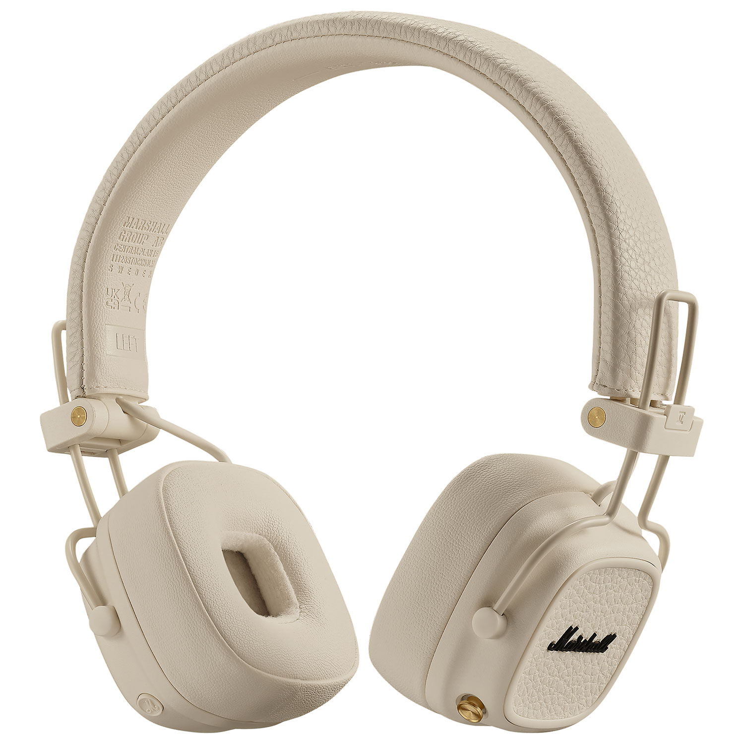 Casque d'écoute Bluetooth sans fil Major V de Marshall - Crème