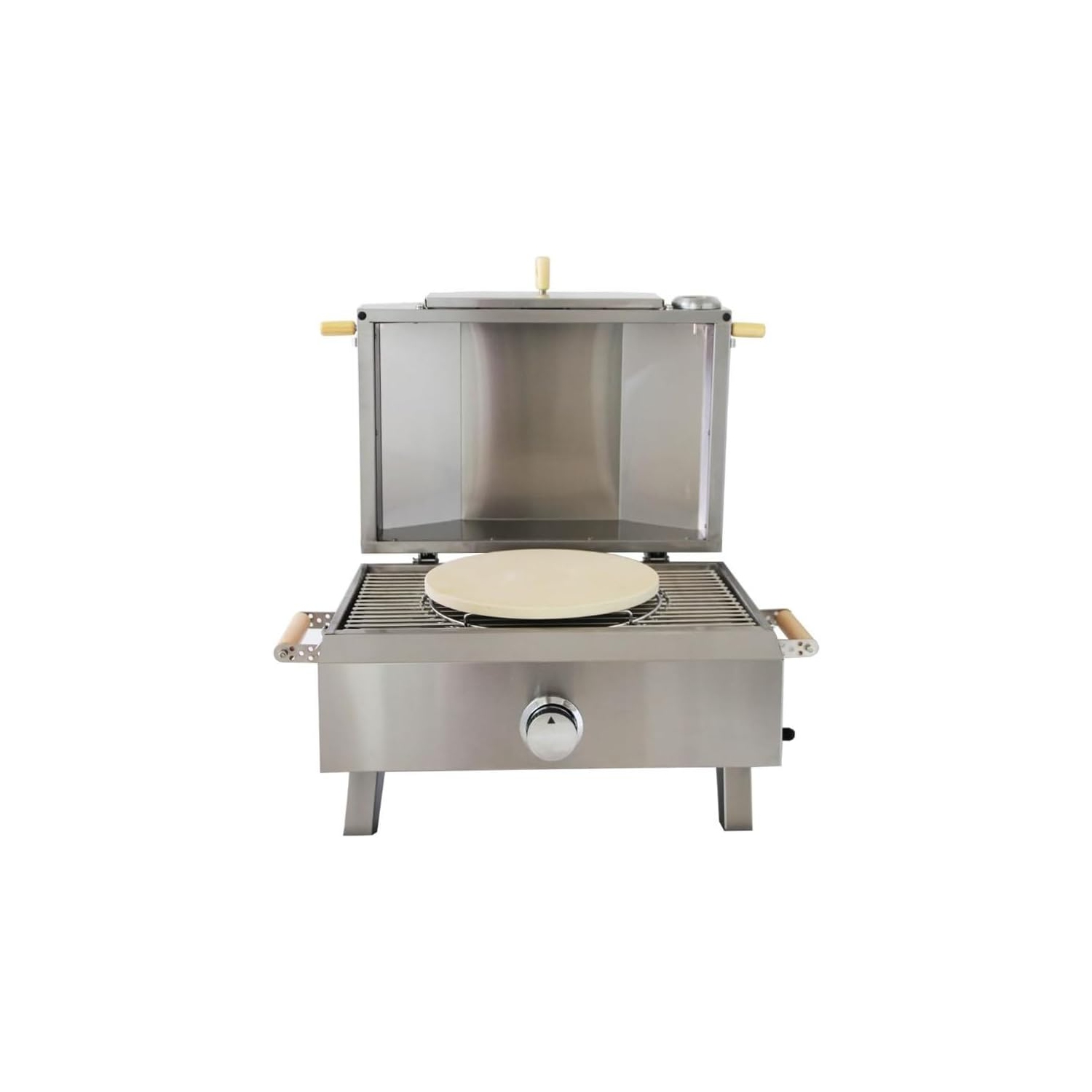 Four à pizza portatif au gaz de CROWN - Cuisson intérieure/extérieure 20&nbsp;000&nbsp;BTU - Four à pizza au propane avec gril intégré - Modèle léger