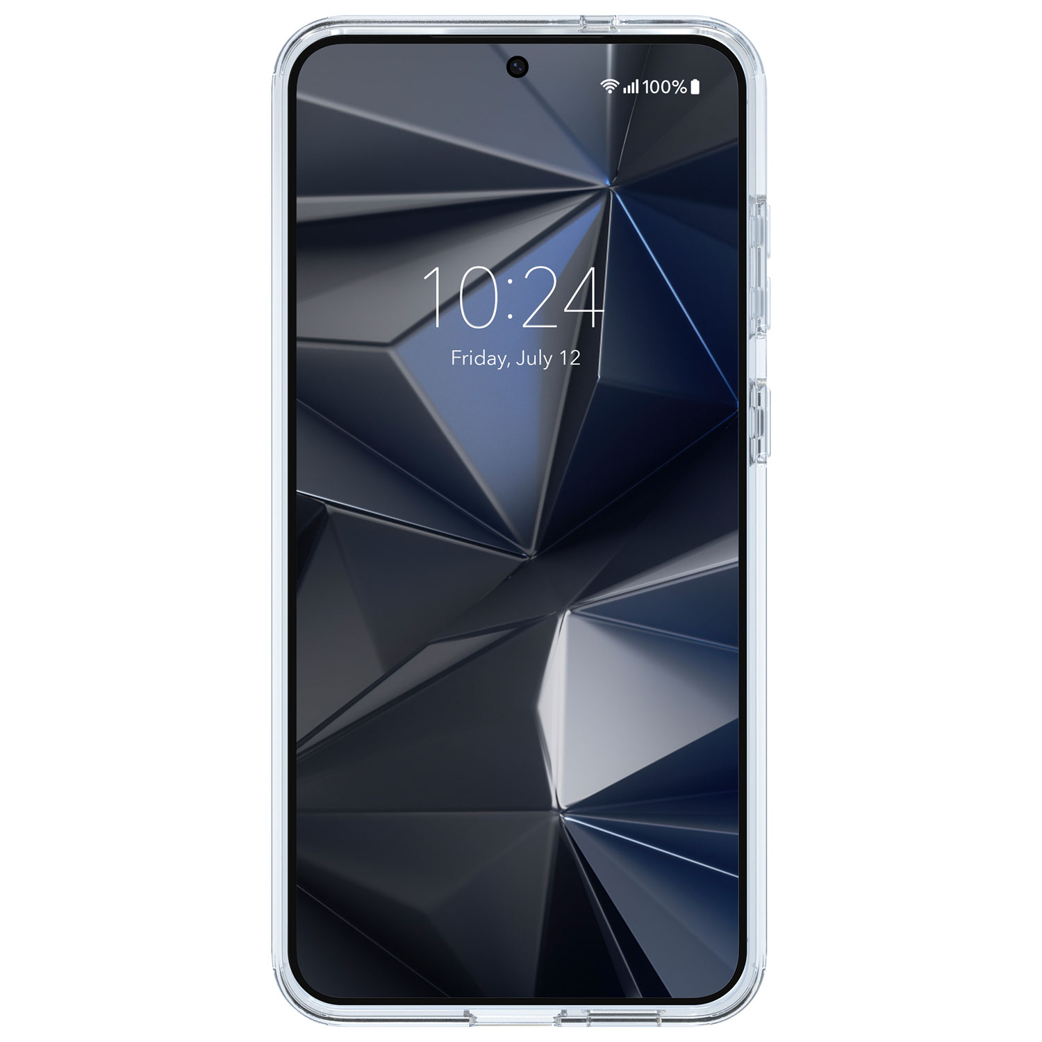 Étui rigide ajusté d'Insignia pour Galaxy S25+ - Transparent - Exclusivité de Best Buy