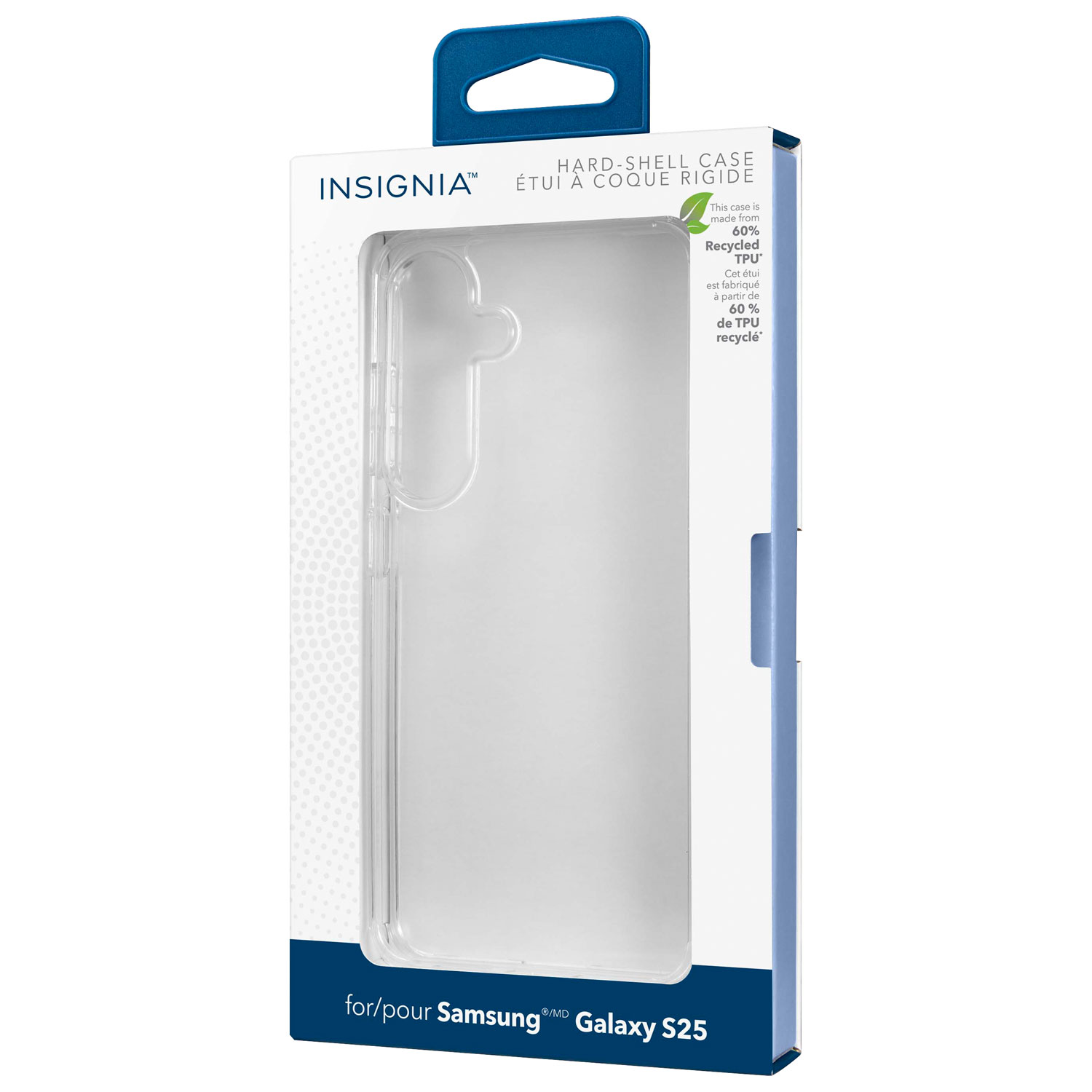 Étui rigide ajusté d'Insignia pour Galaxy S25 - Transparent - Exclusivité Best Buy