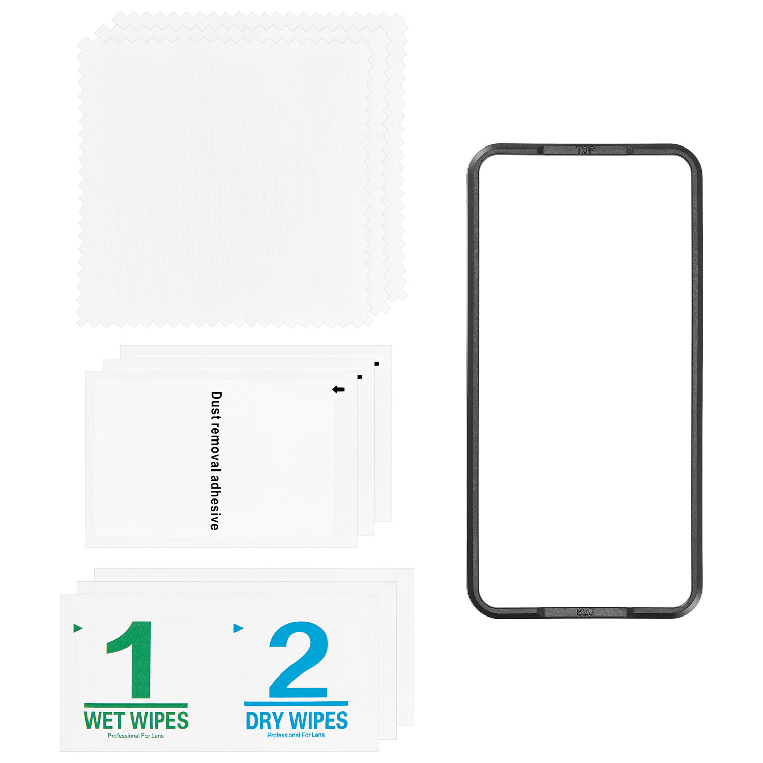 Insignia Anti-Reflective Glass Screen Protector for Galaxy S25 - 3 Pack - Only at Best Buy