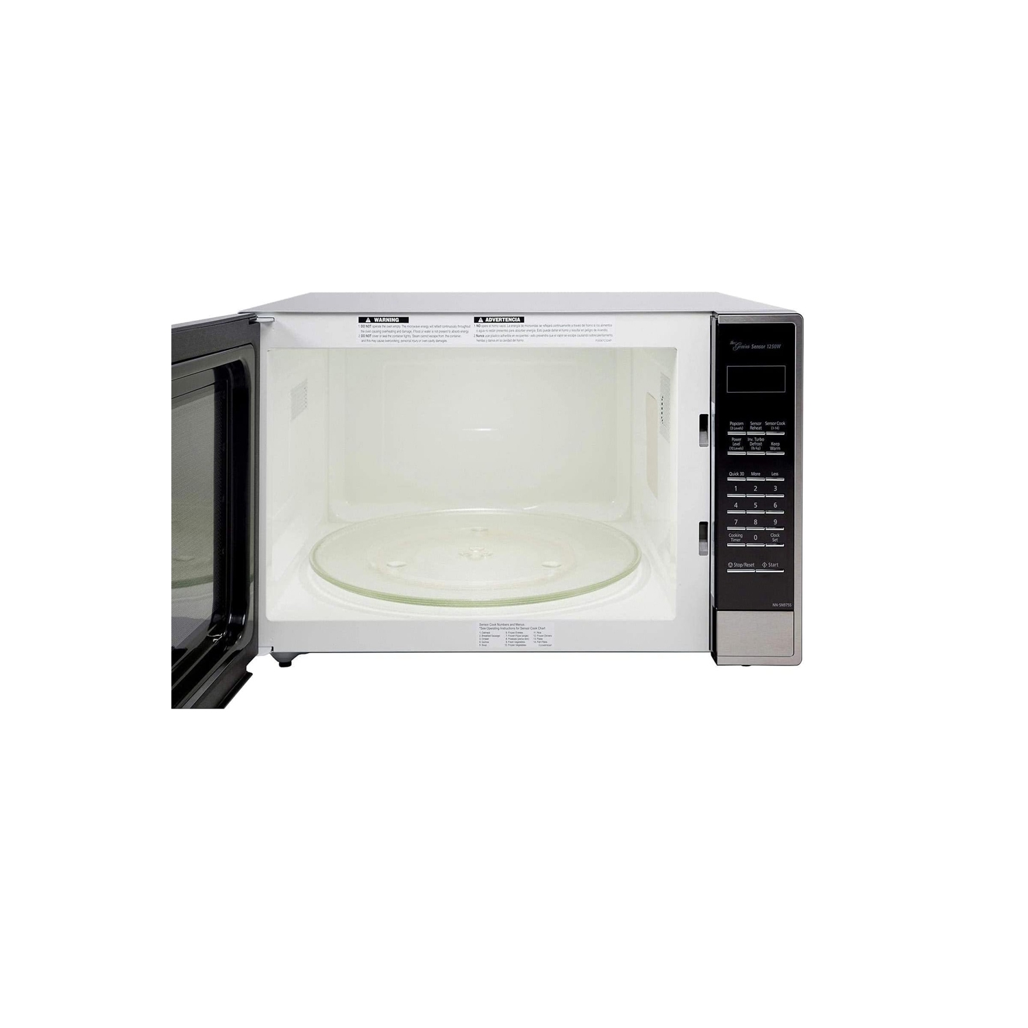 Panasonic 2.2 cu. ft. 1250 Watt Microwave with Cyclonic Wave Inverter- Open Box