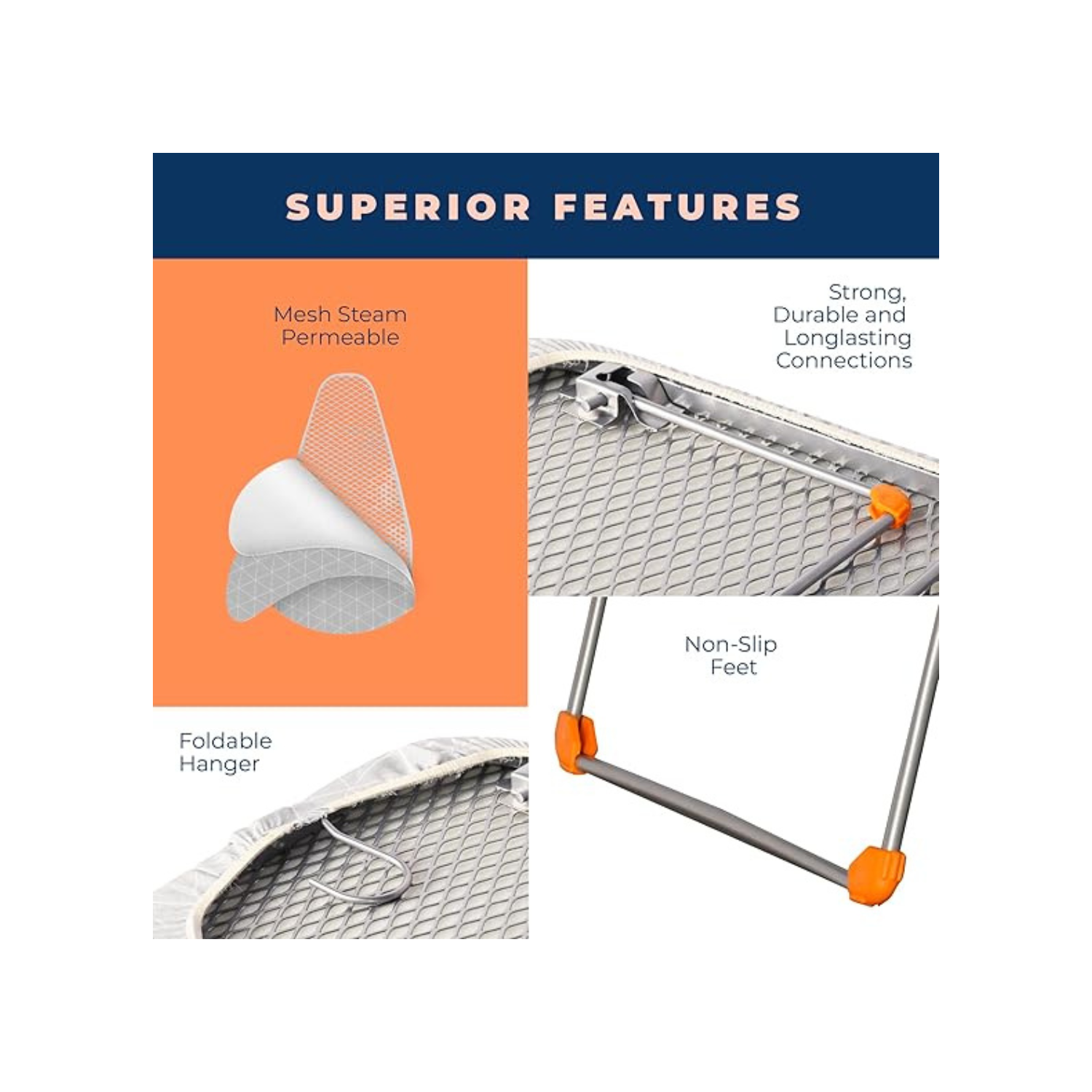 Tabletop Ironing Board with Folding Legs, Small Ironing Board with Thick Cotton Cover, Portable Mini Iron Board for Sewing, Craft Room, Household,