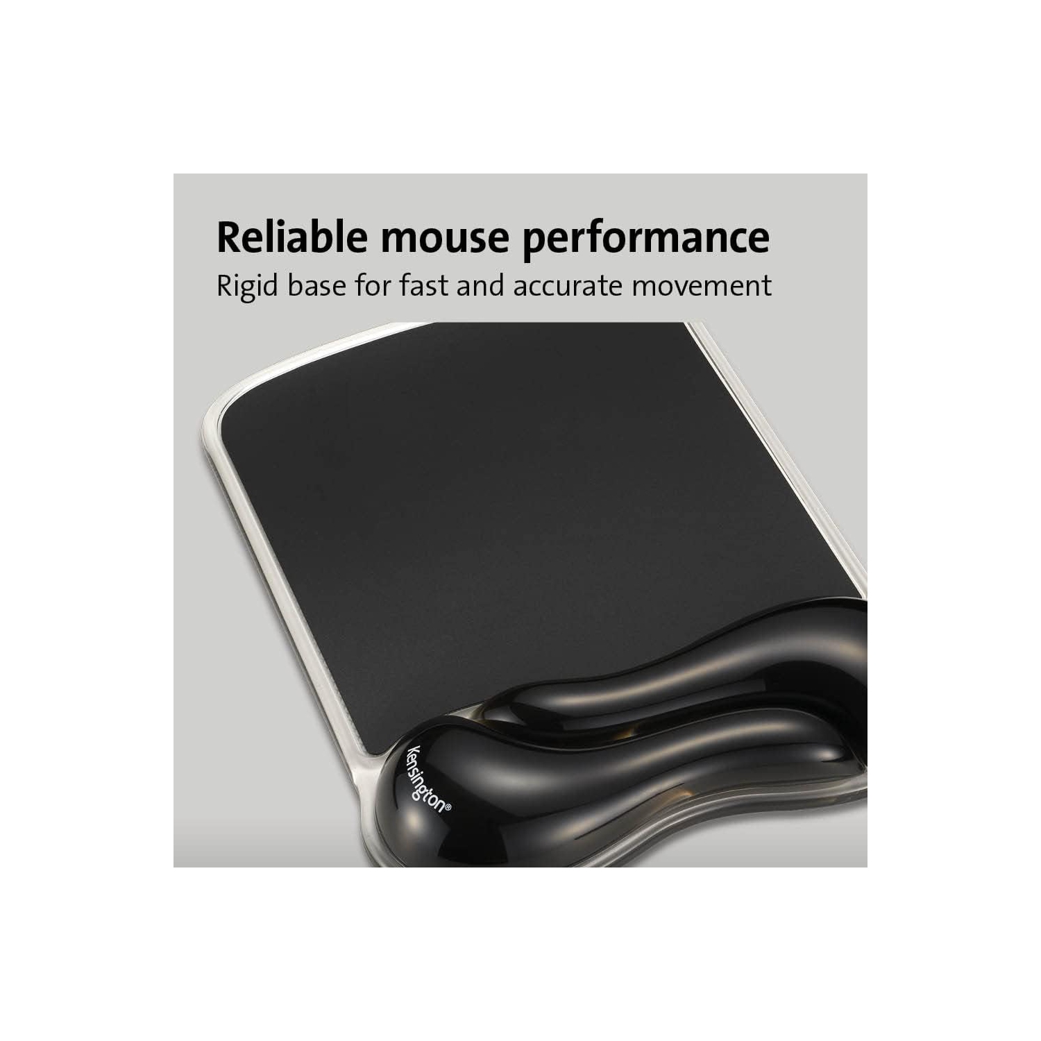 Kensington DuO Gel Wave Mouse Pad & Wrist Rest
