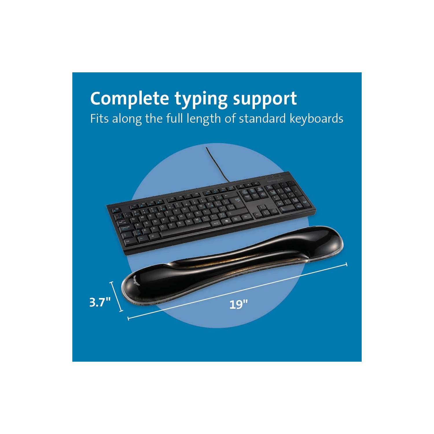 Kensington Duo Gel Wave Keyboard Wrist Rest