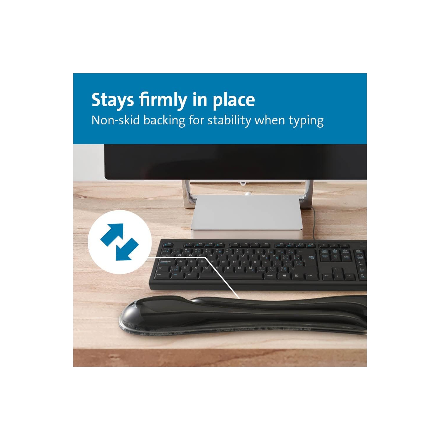 Kensington Duo Gel Wave Keyboard Wrist Rest