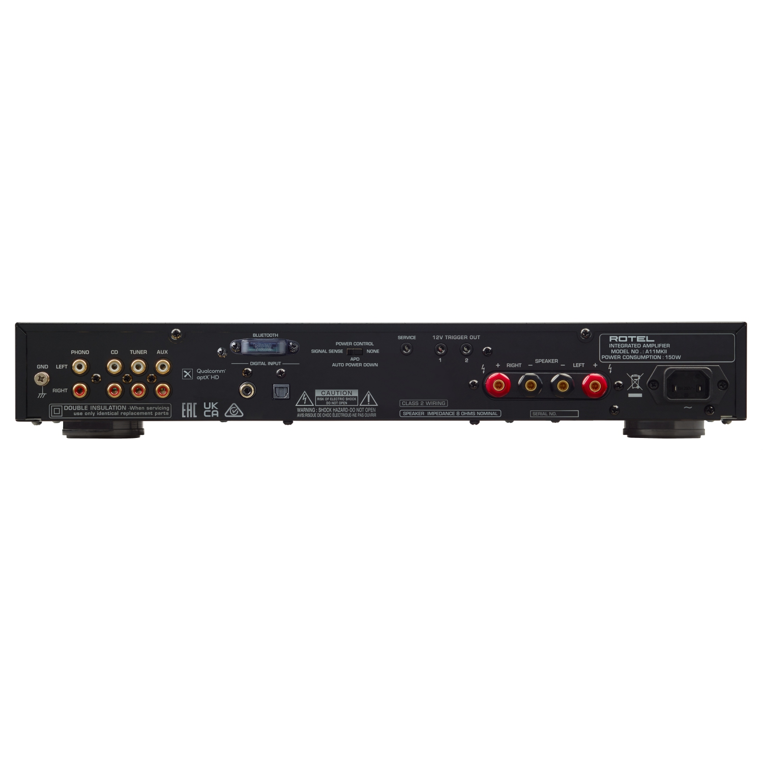 Rotel A11MKII Integrated Amplifier - Black