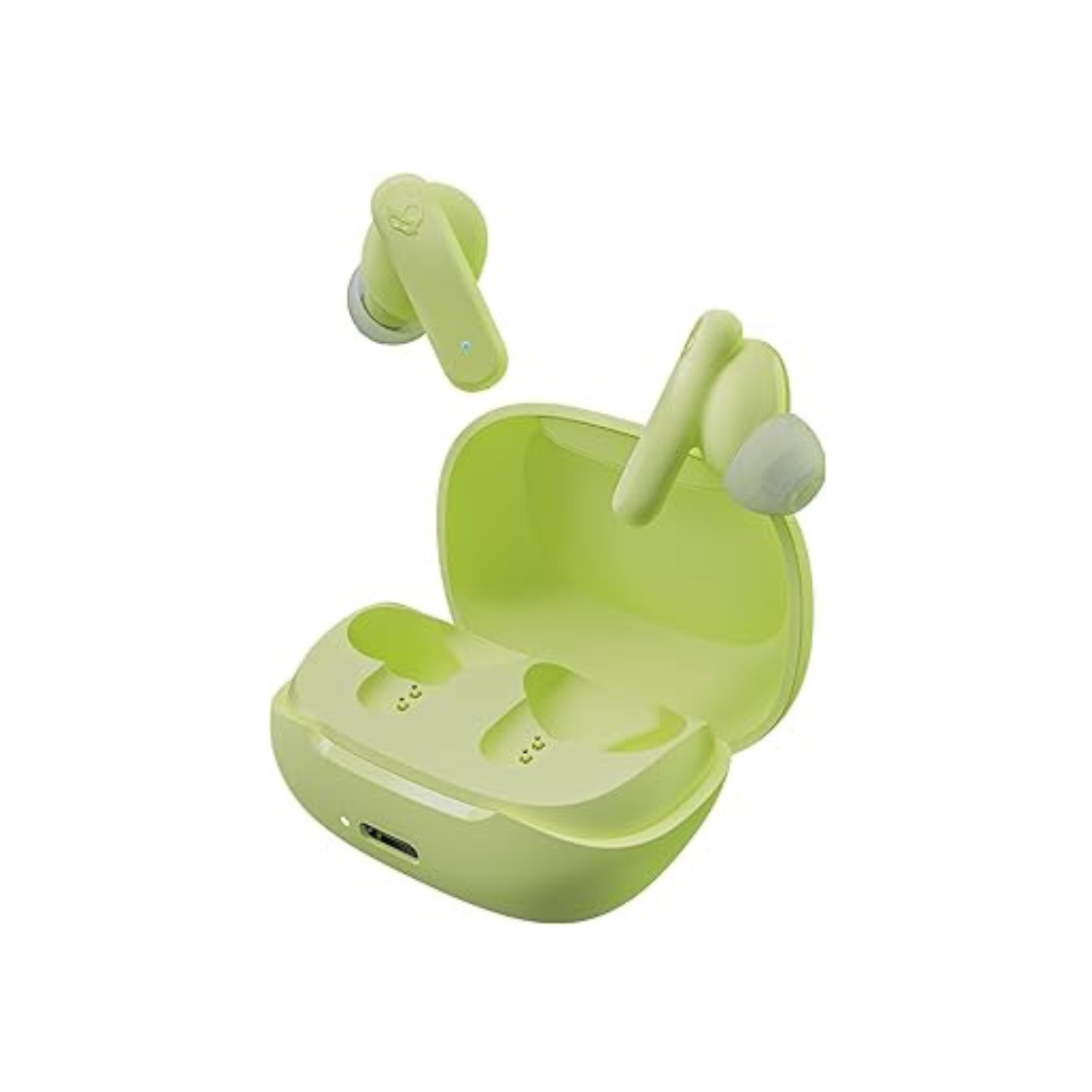 Smokin' Buds in-Ear Wireless Earbuds, 20 Hr Battery, 50% Renewable Plastics, Microphone, Works with iPhone Android and Bluetooth Devices - Bone