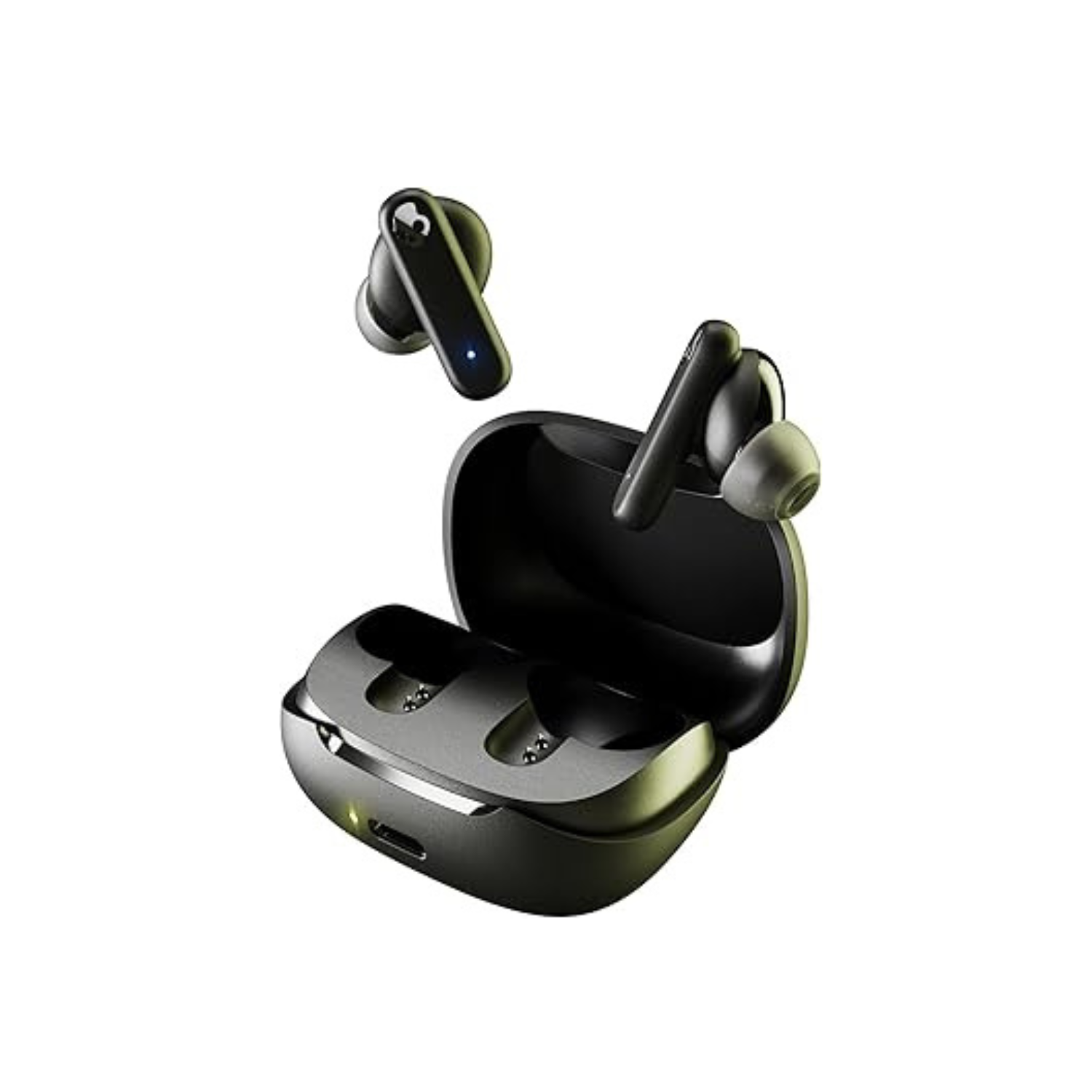 Smokin' Buds in-Ear Wireless Earbuds, 20 Hr Battery, 50% Renewable Plastics, Microphone, Works with iPhone Android and Bluetooth Devices - Bone