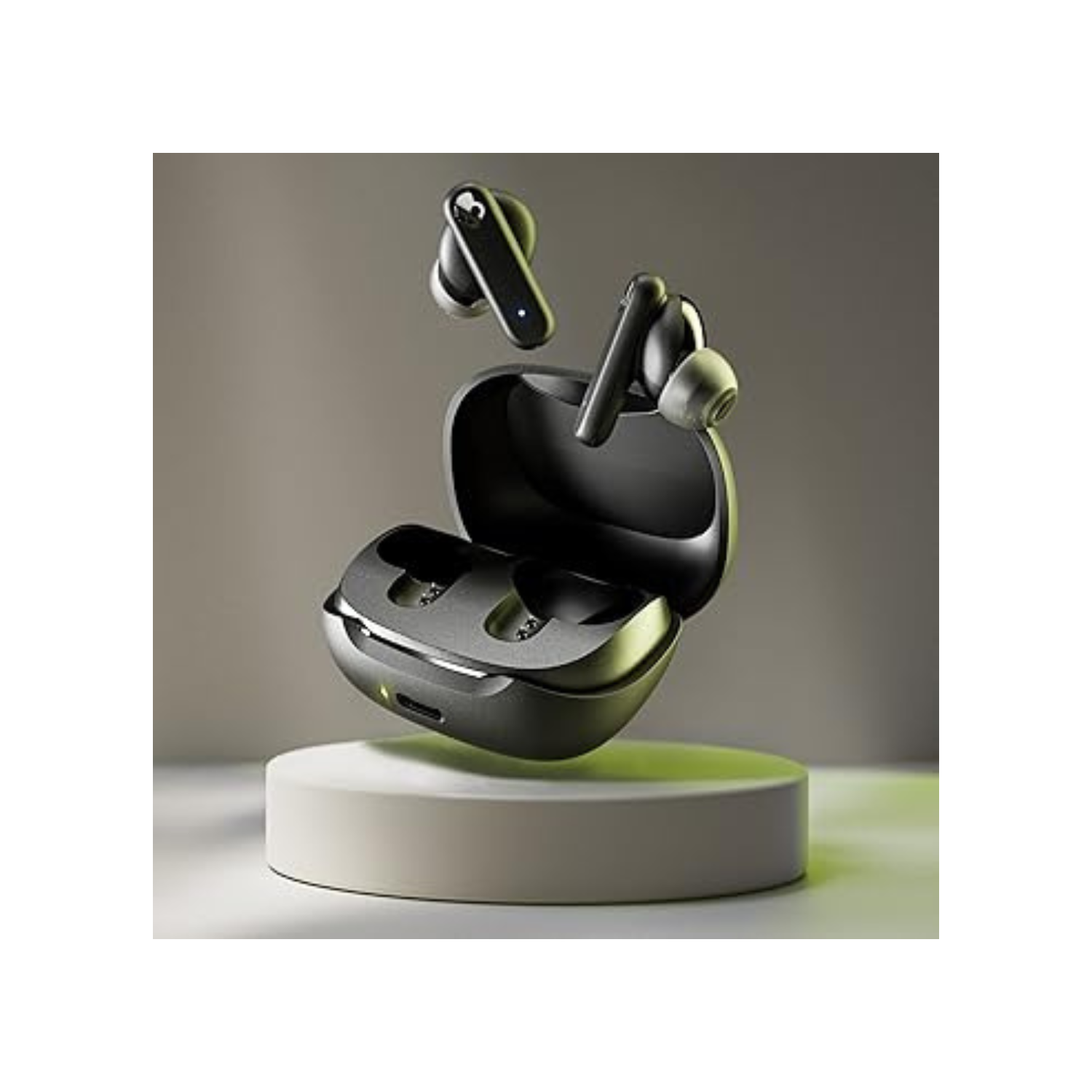 Smokin' Buds in-Ear Wireless Earbuds, 20 Hr Battery, 50% Renewable Plastics, Microphone, Works with iPhone Android and Bluetooth Devices - Bone