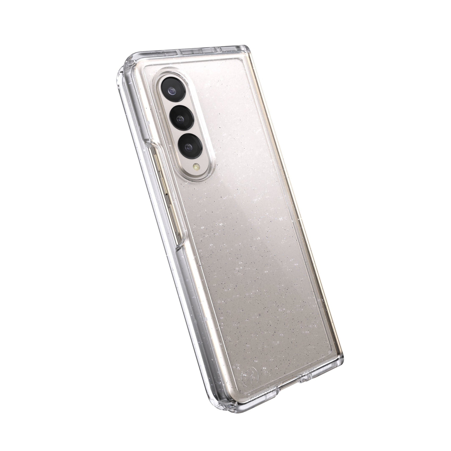 Étui Presidio Perfect Clear Fold de Speck avec paillettes pour Galaxy Z Fold4 de Samsung