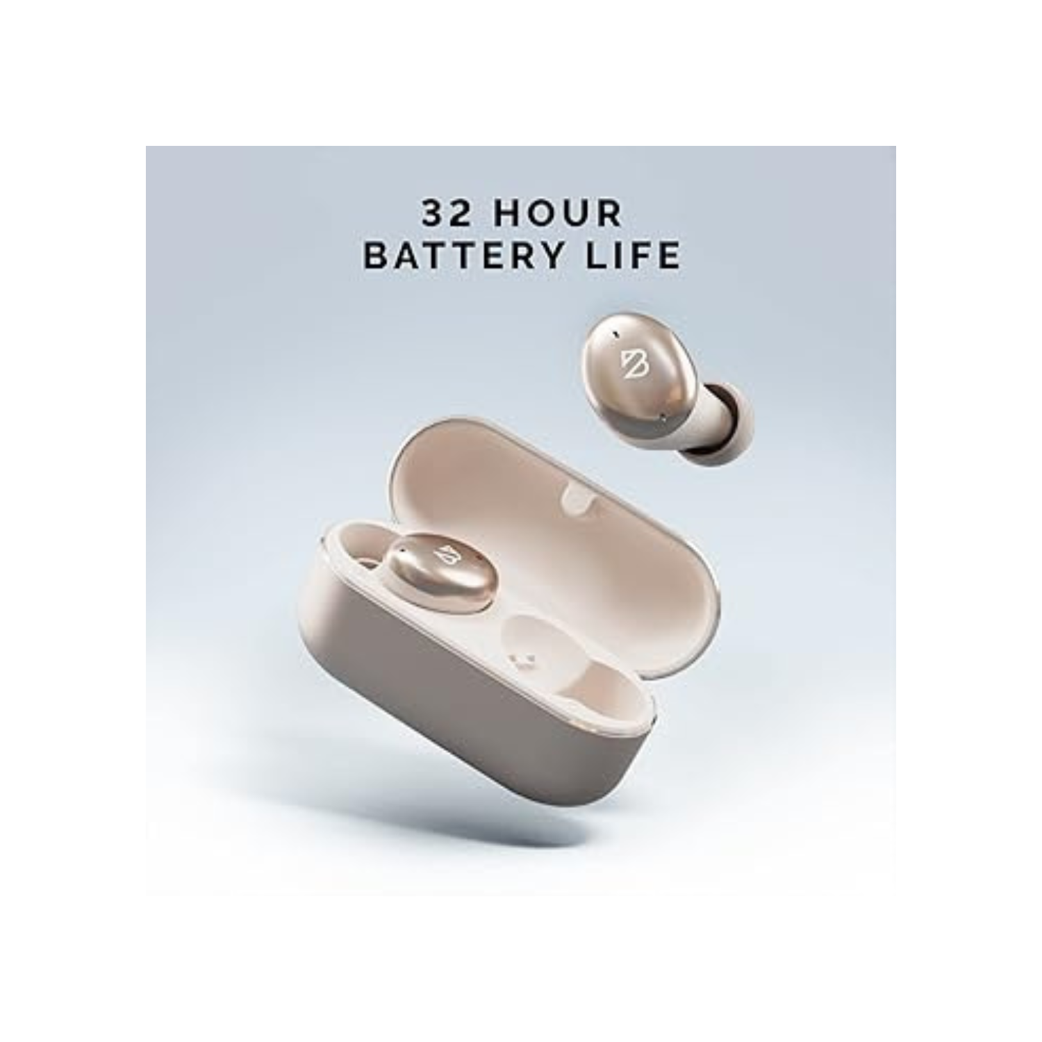 30 Wireless Earbuds for Small Ears with Premium Sound, Comfortable Bluetooth Ear Buds for Women and Men, Black Earphones for Small Ear Canals with