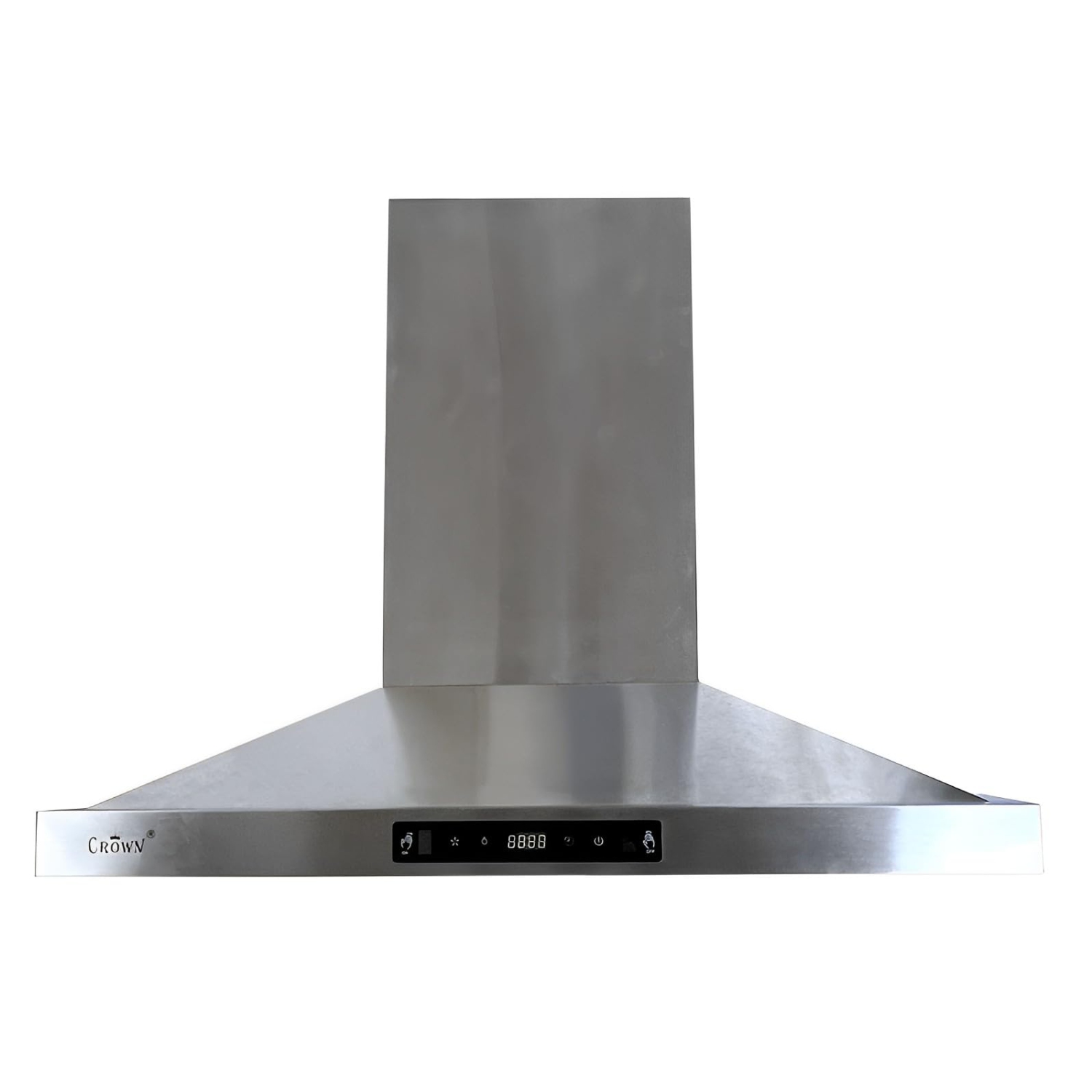 Crown 36 Inch Stainless Steel Wall Mount Range Hood - 900 CFM Powerful Ventilation with Gesture Control - Quiet Operation, LED Lighting & Baffle